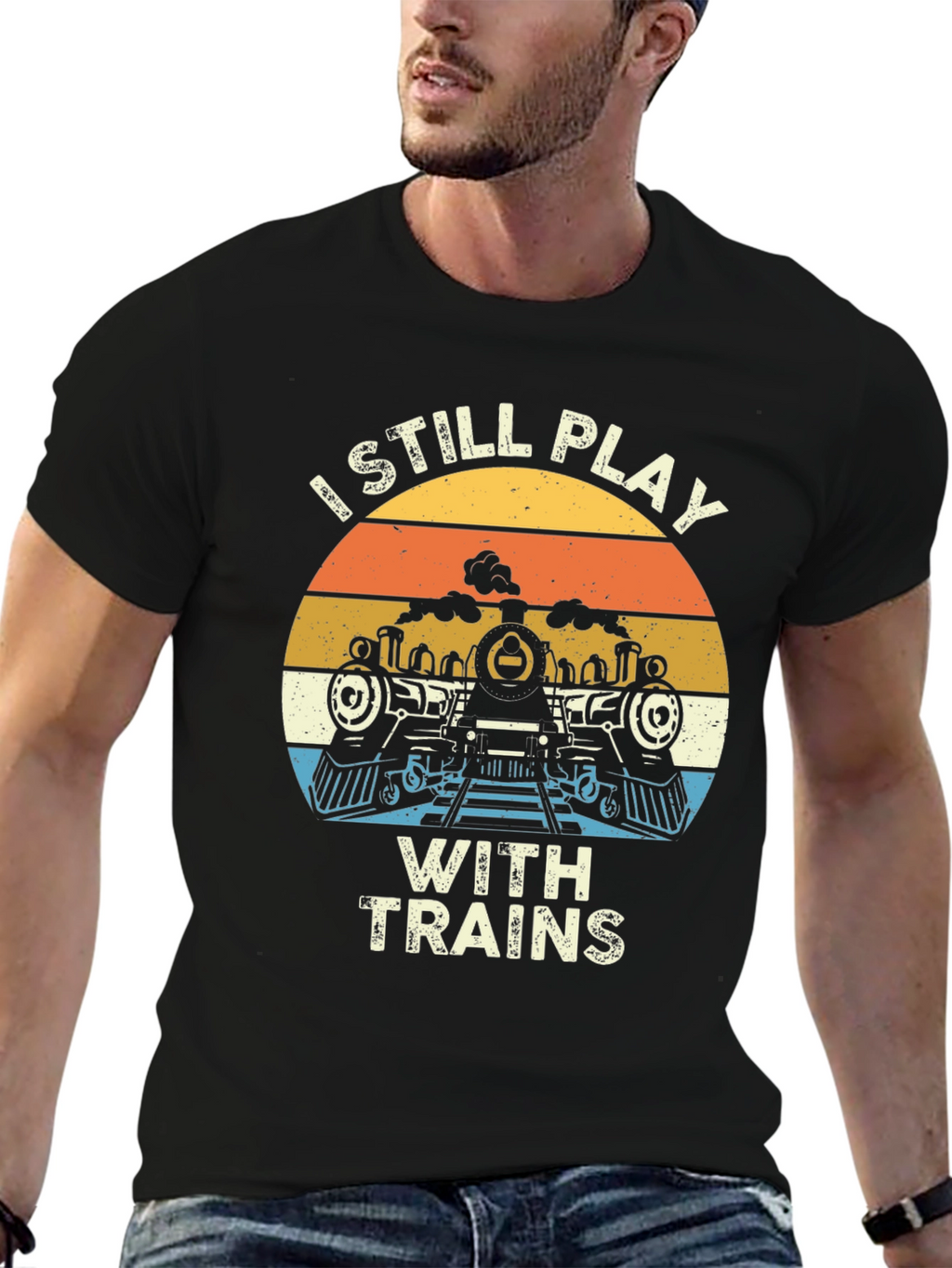 I Still Play with Trains T-Shirt