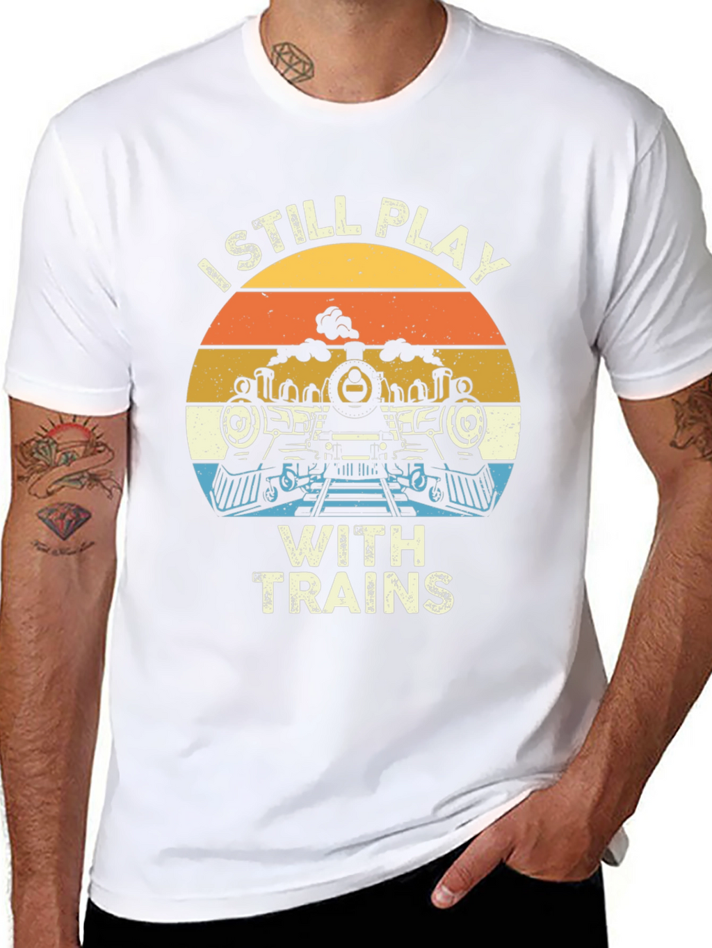 I Still Play with Trains T-Shirt
