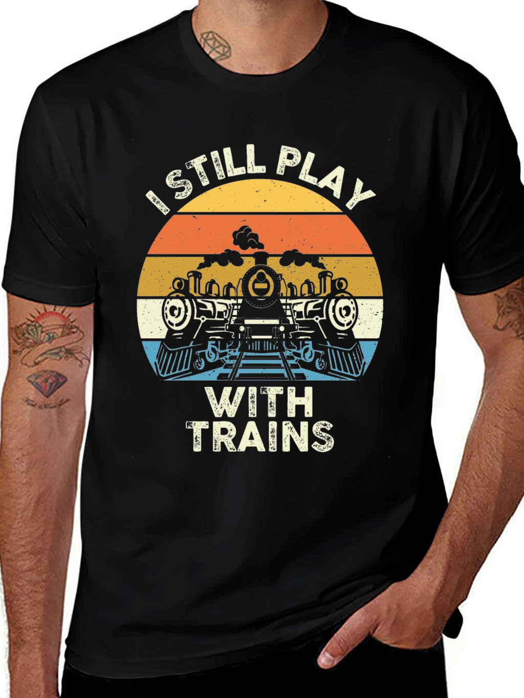 I Still Play with Trains T-Shirt