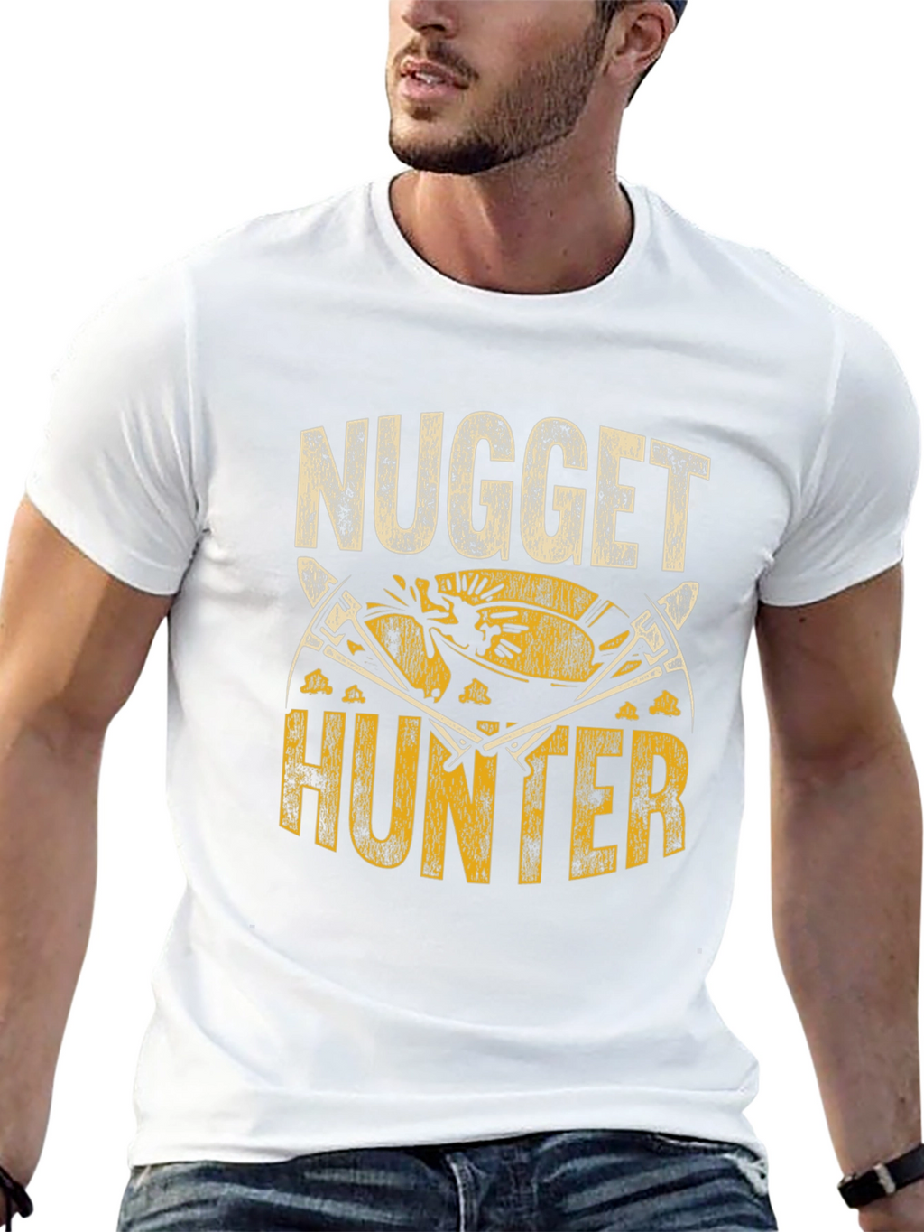 Nugget Hunter Graphic T-Shirt - Gold Miner Tee