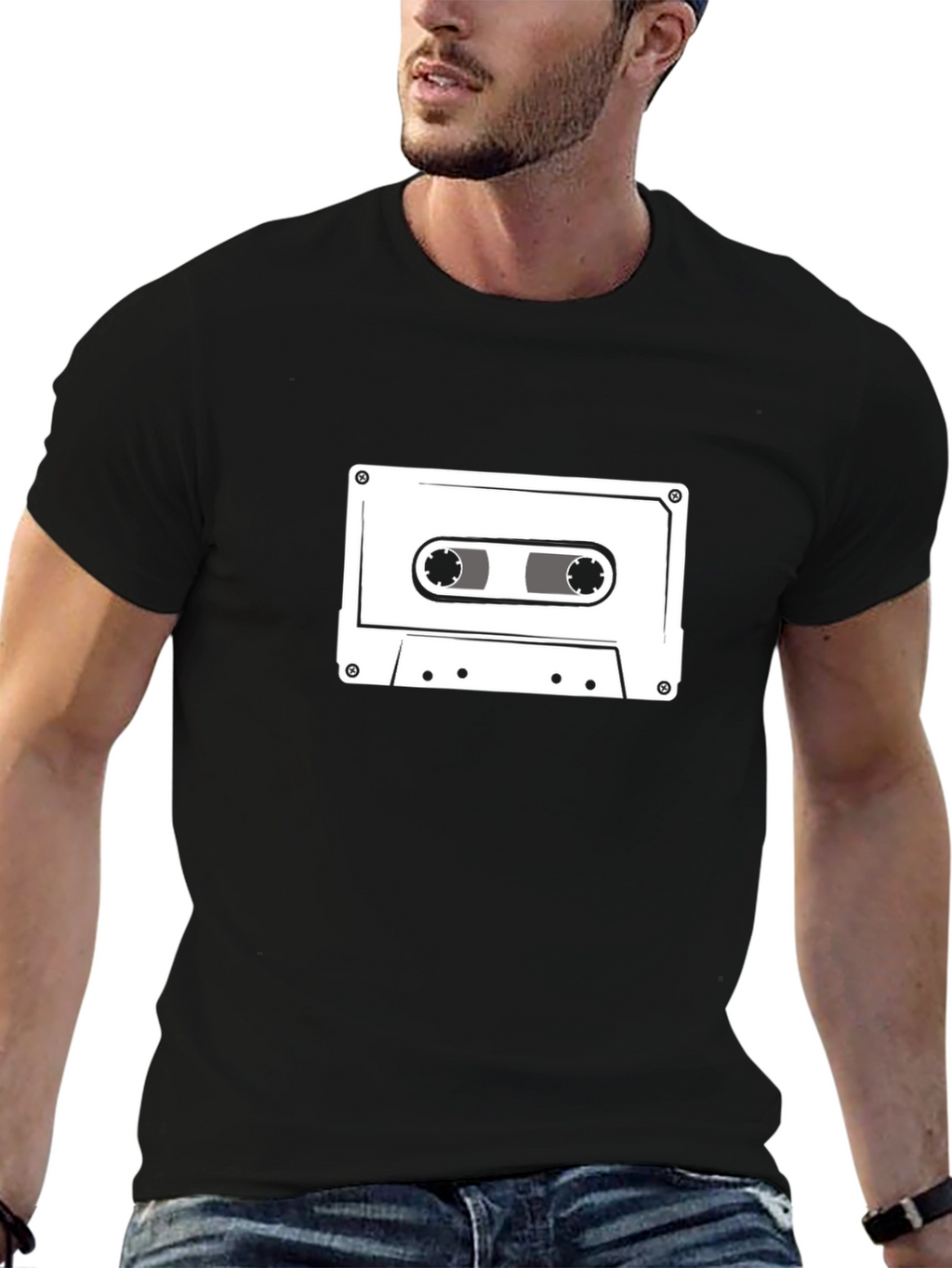 Retro Cassette Tape Graphic T-Shirt