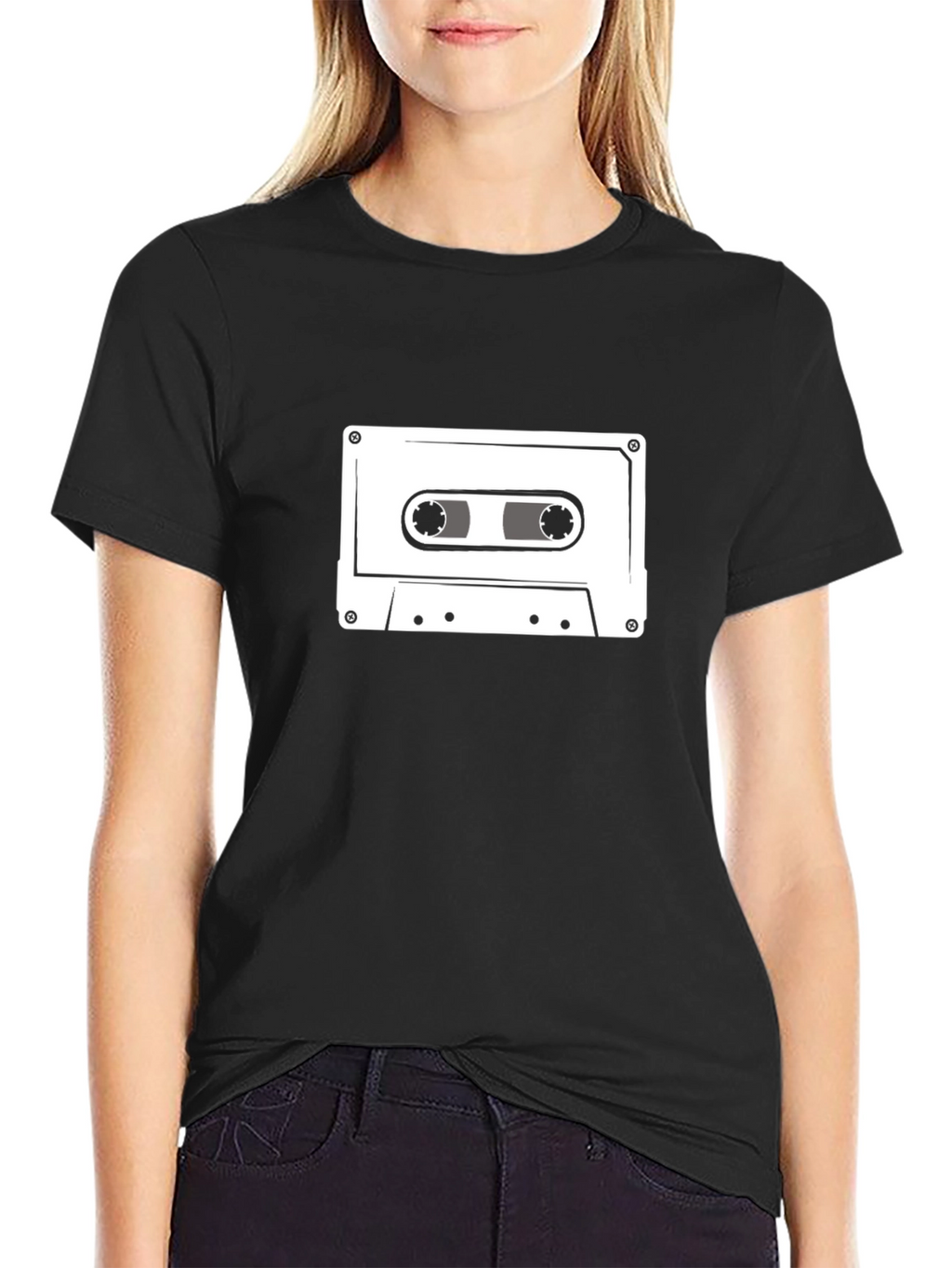 Retro Cassette Tape Graphic T-Shirt