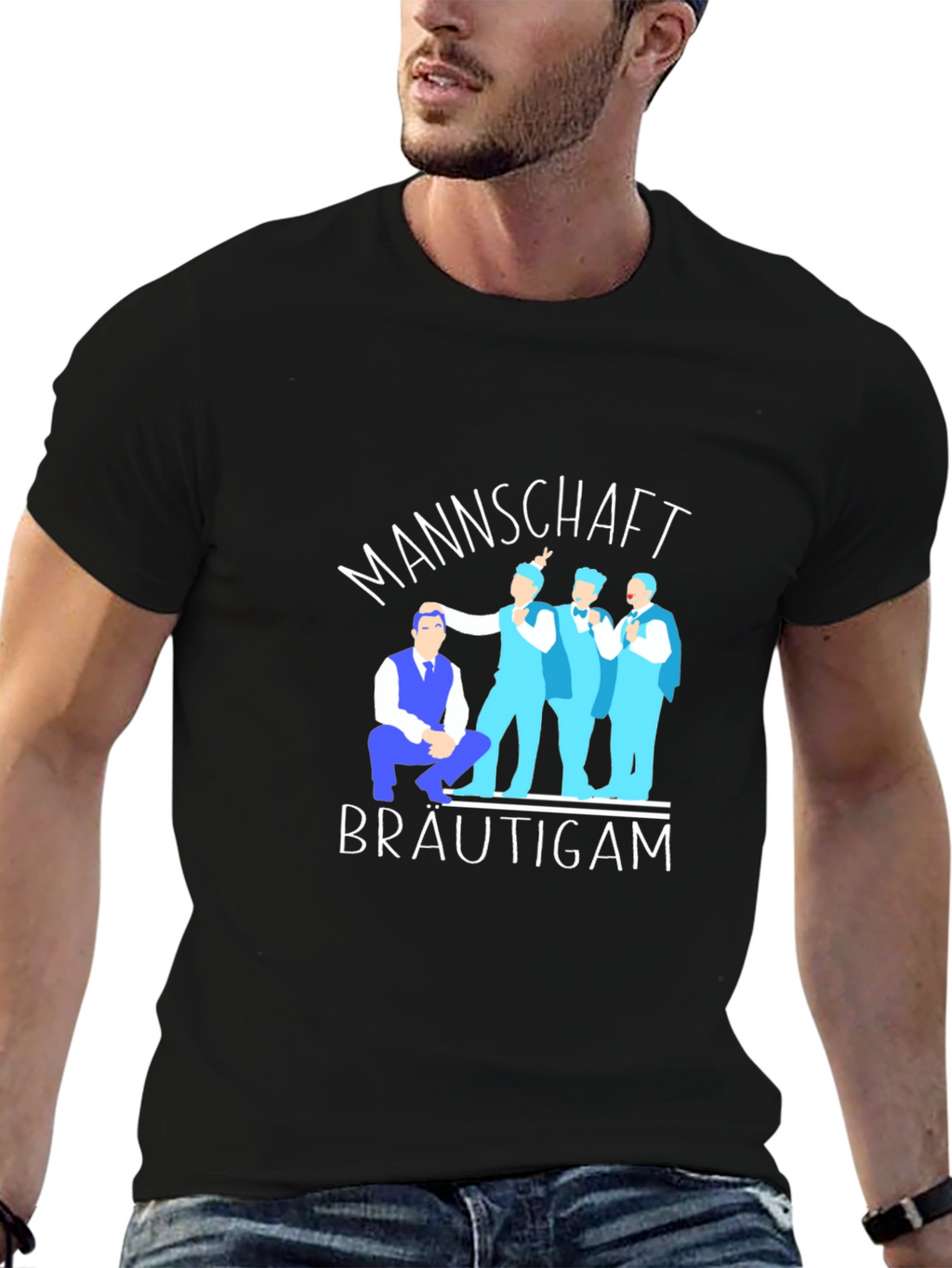 Mannschaft Bräutigam Groom Squad T-Shirt