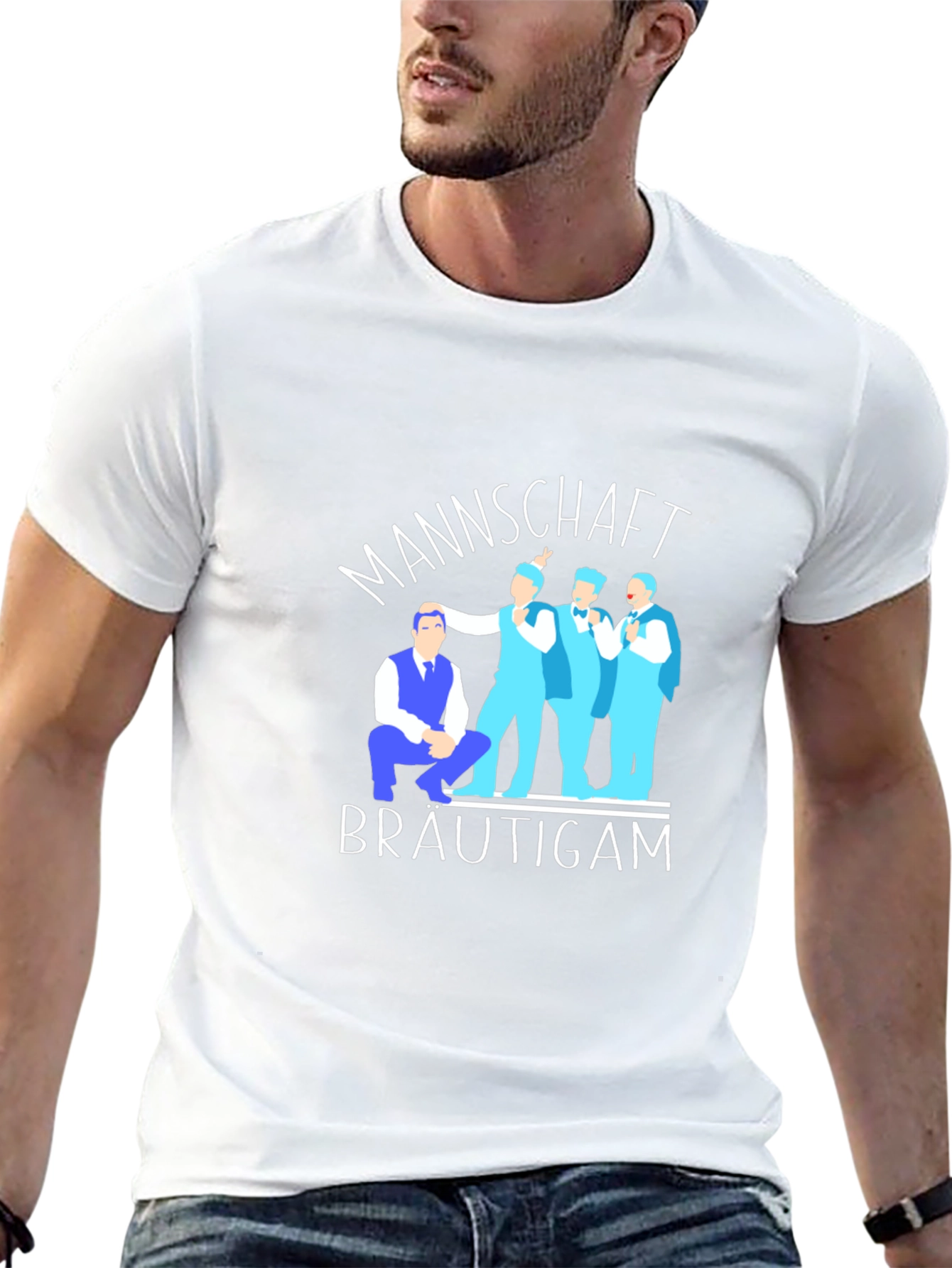 Mannschaft Bräutigam Groom Squad T-Shirt