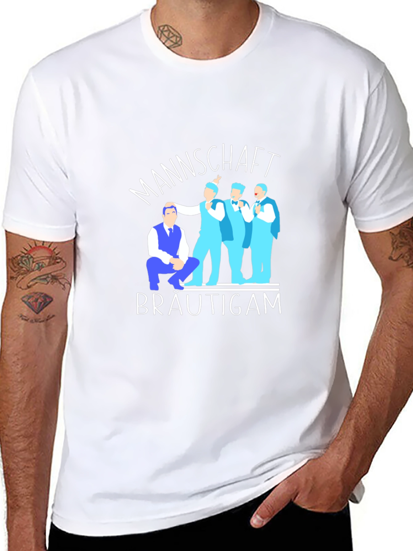 Mannschaft Bräutigam Groom Squad T-Shirt