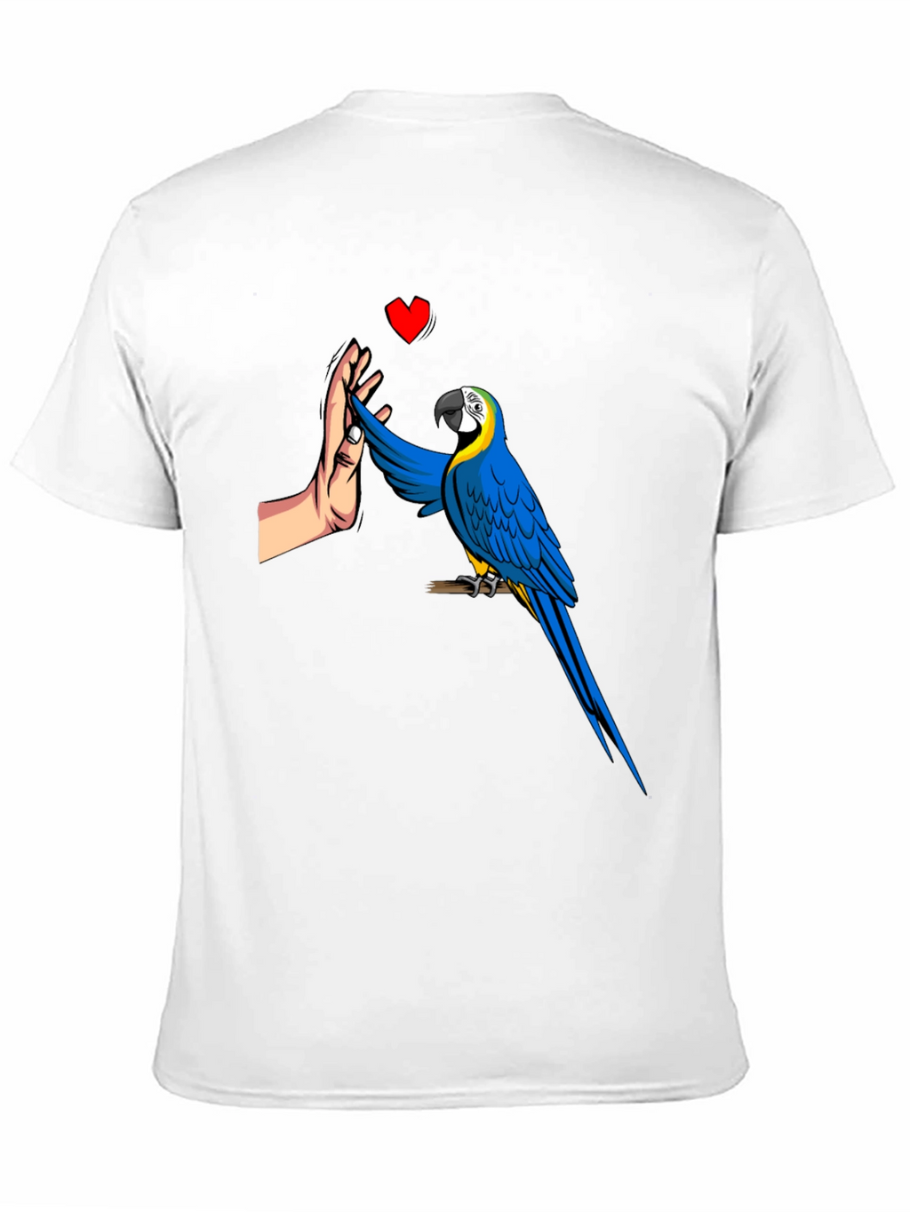 Parrot High Five Graphic Tee - Mens Black T-Shirt