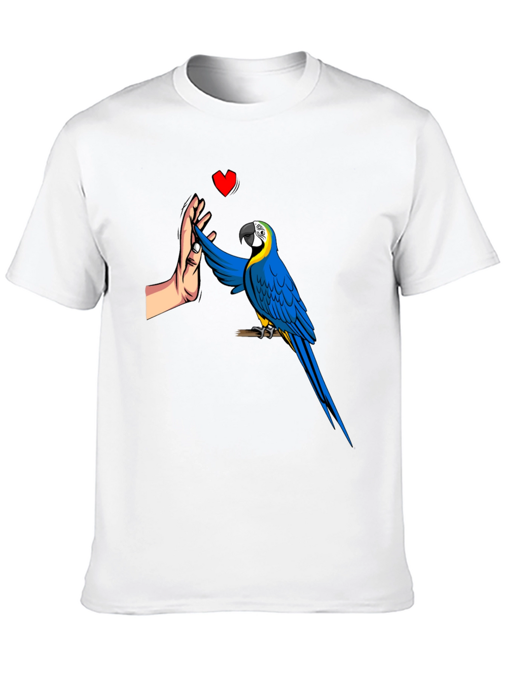 Parrot High Five Graphic Tee - Mens Black T-Shirt