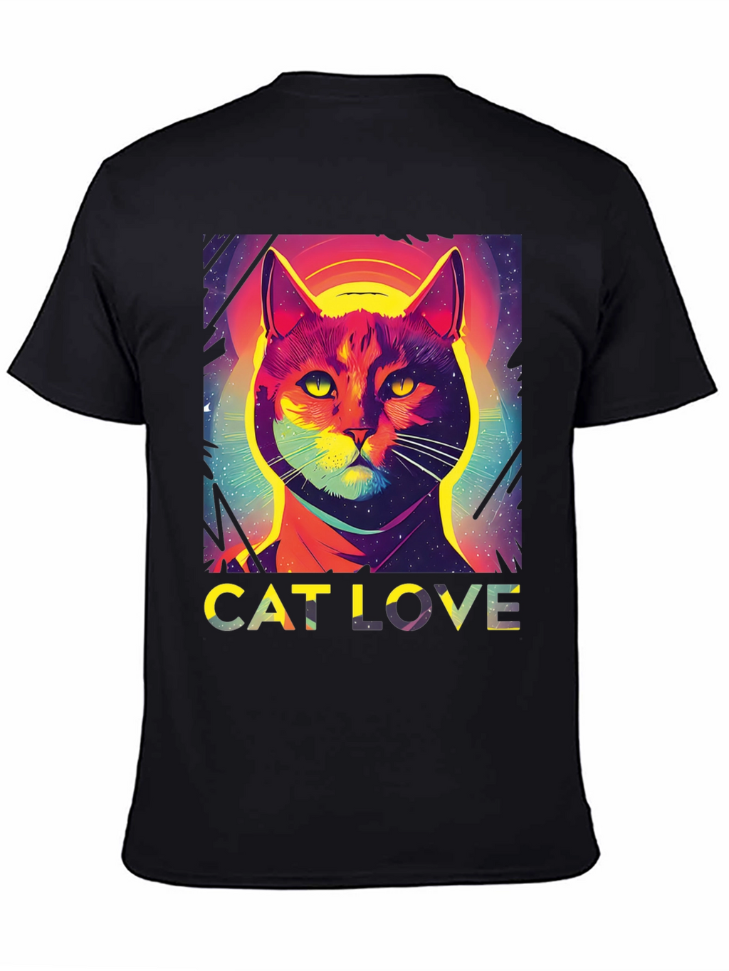 Cat Love Graphic Tee - Stylish Unisex T-Shirt