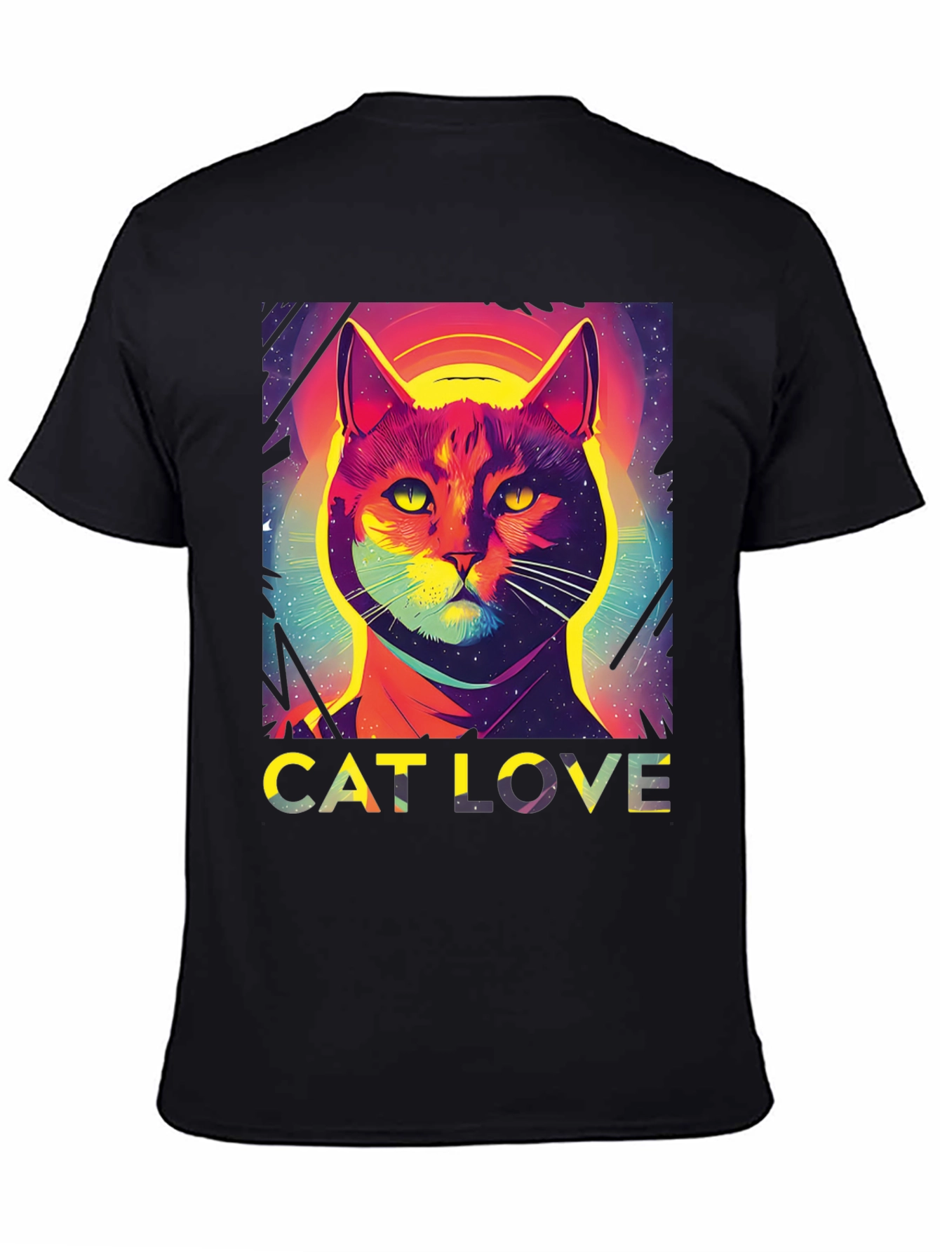 Cat Love Graphic Tee - Stylish Unisex T-Shirt