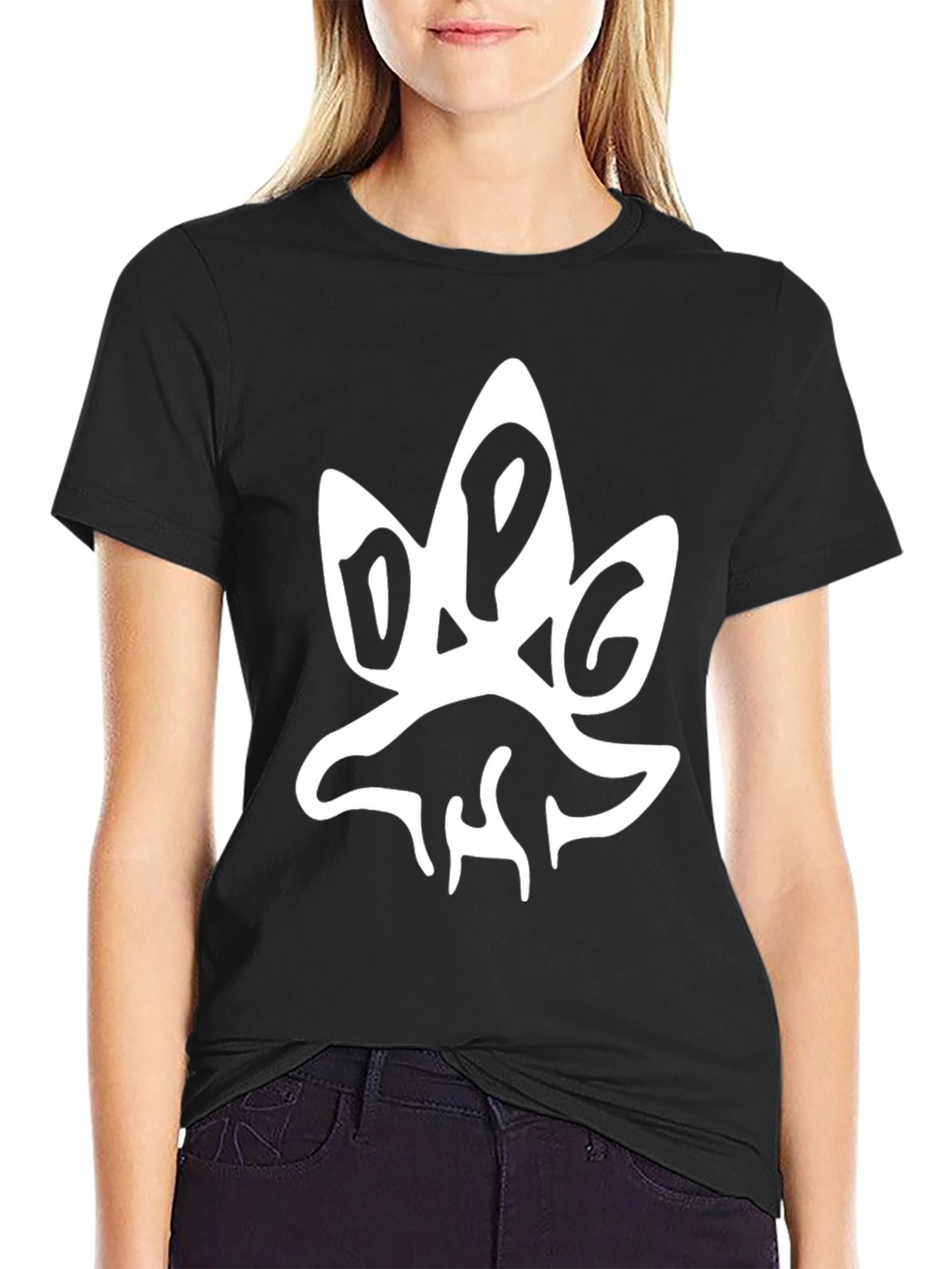D.O.G. T-Shirt - Black Cotton Graphic Tee