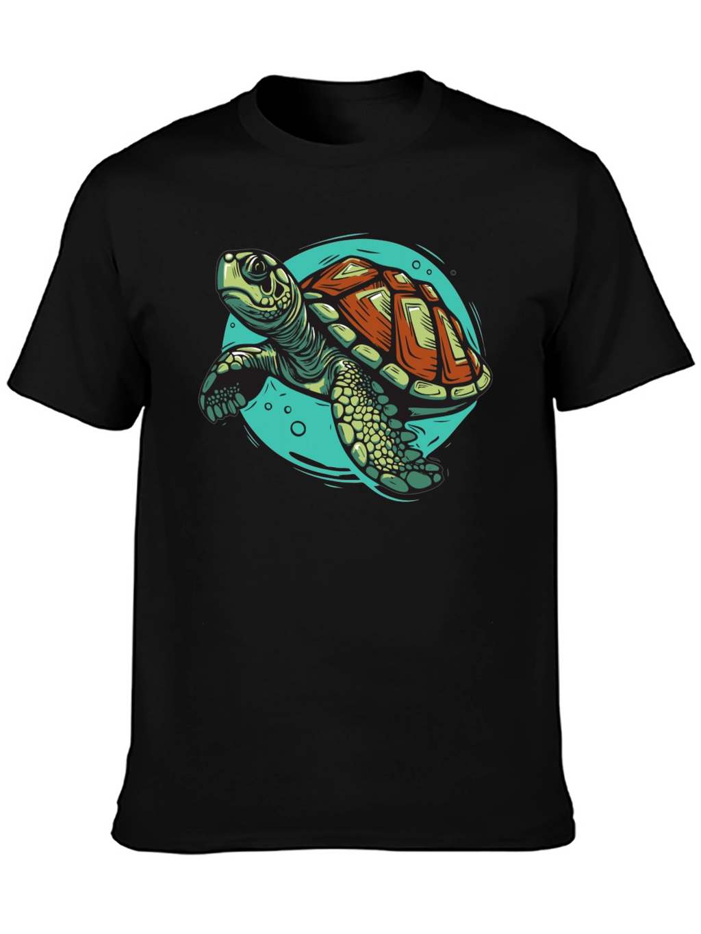 Sea Turtle Graphic Tee - Cool Ocean Design
