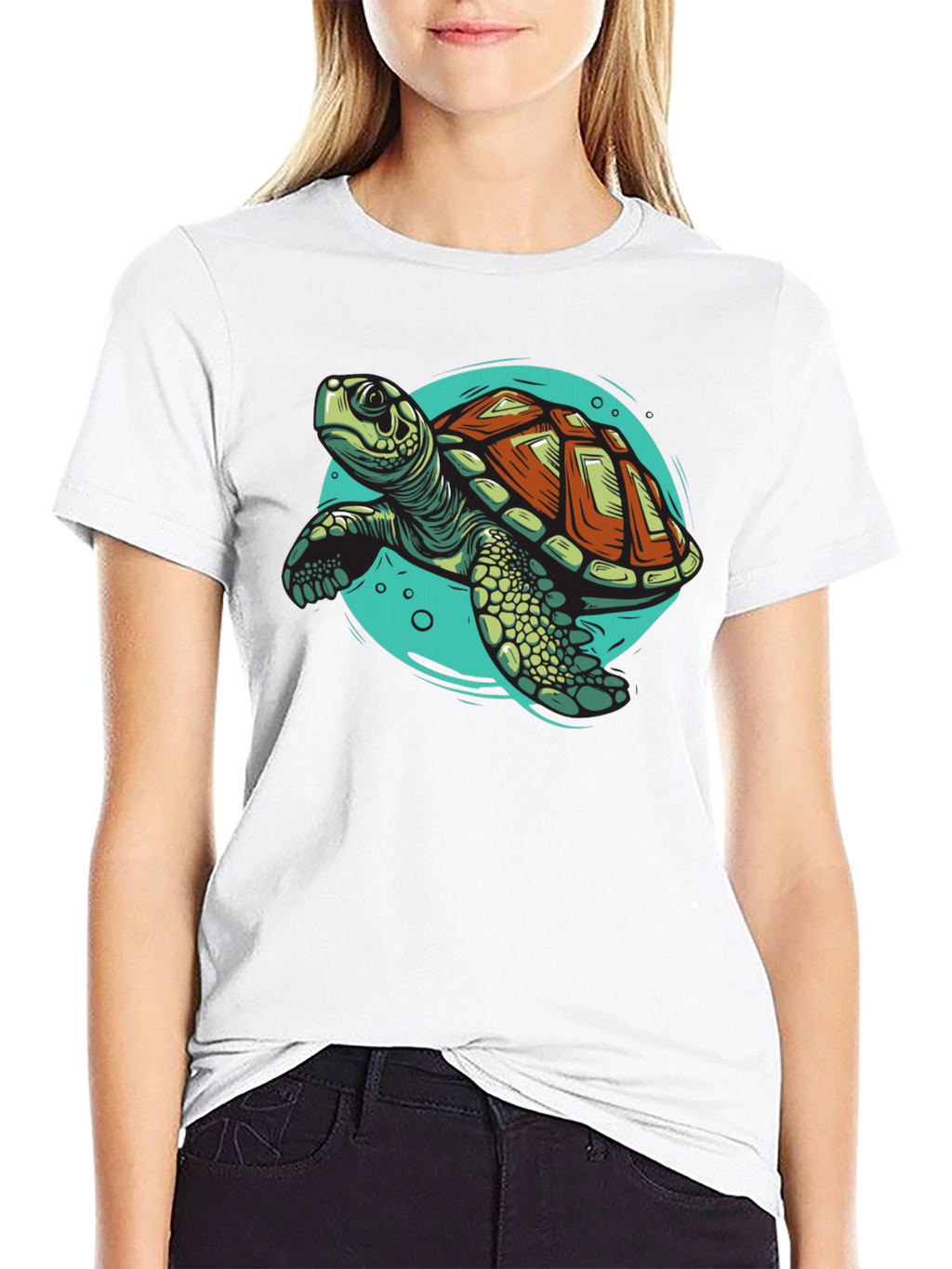 Sea Turtle Graphic Tee - Cool Ocean Design