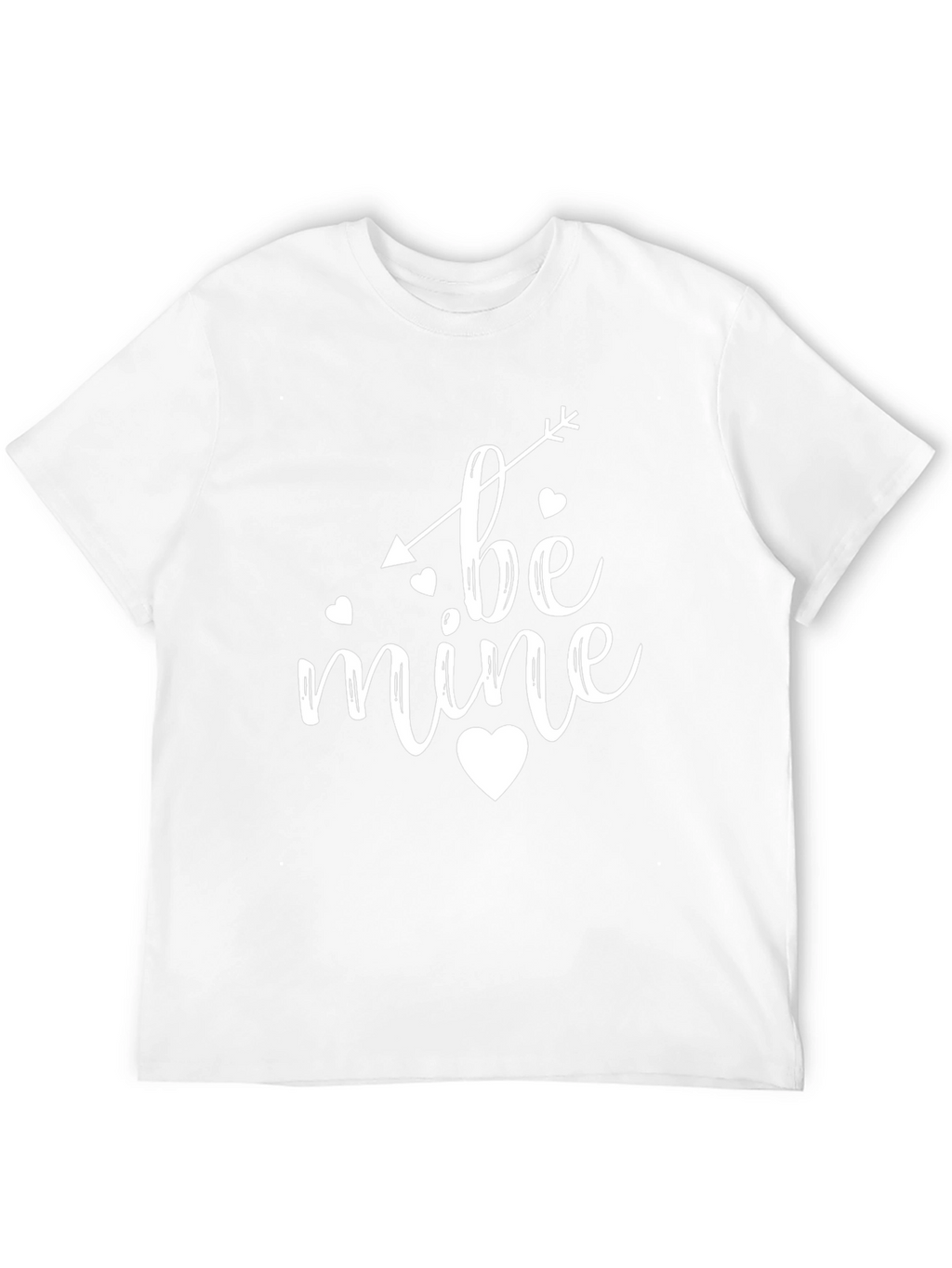 Be Mine Valentines Day Graphic Tee - Black