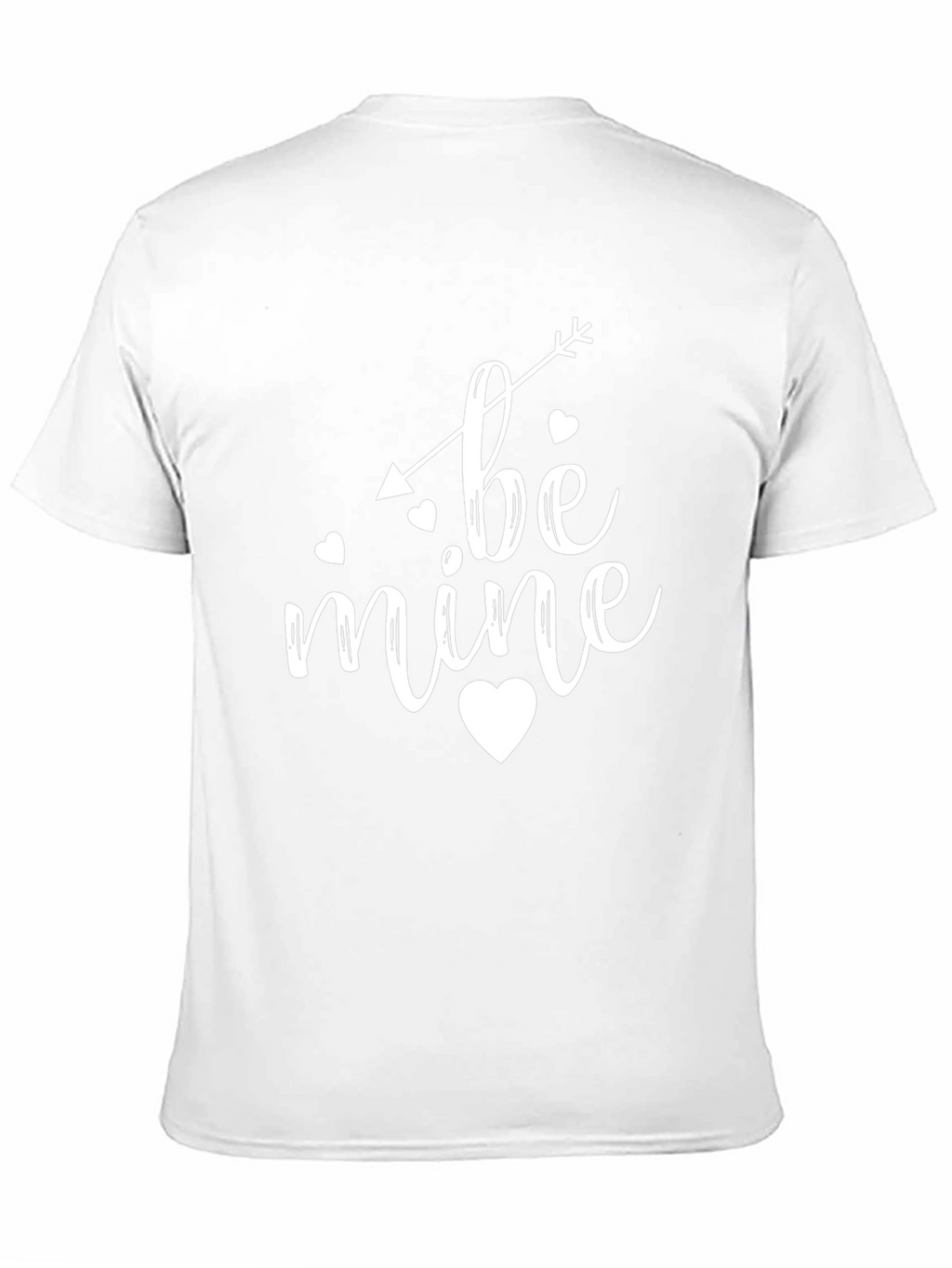 Be Mine Valentines Day Graphic Tee - Black