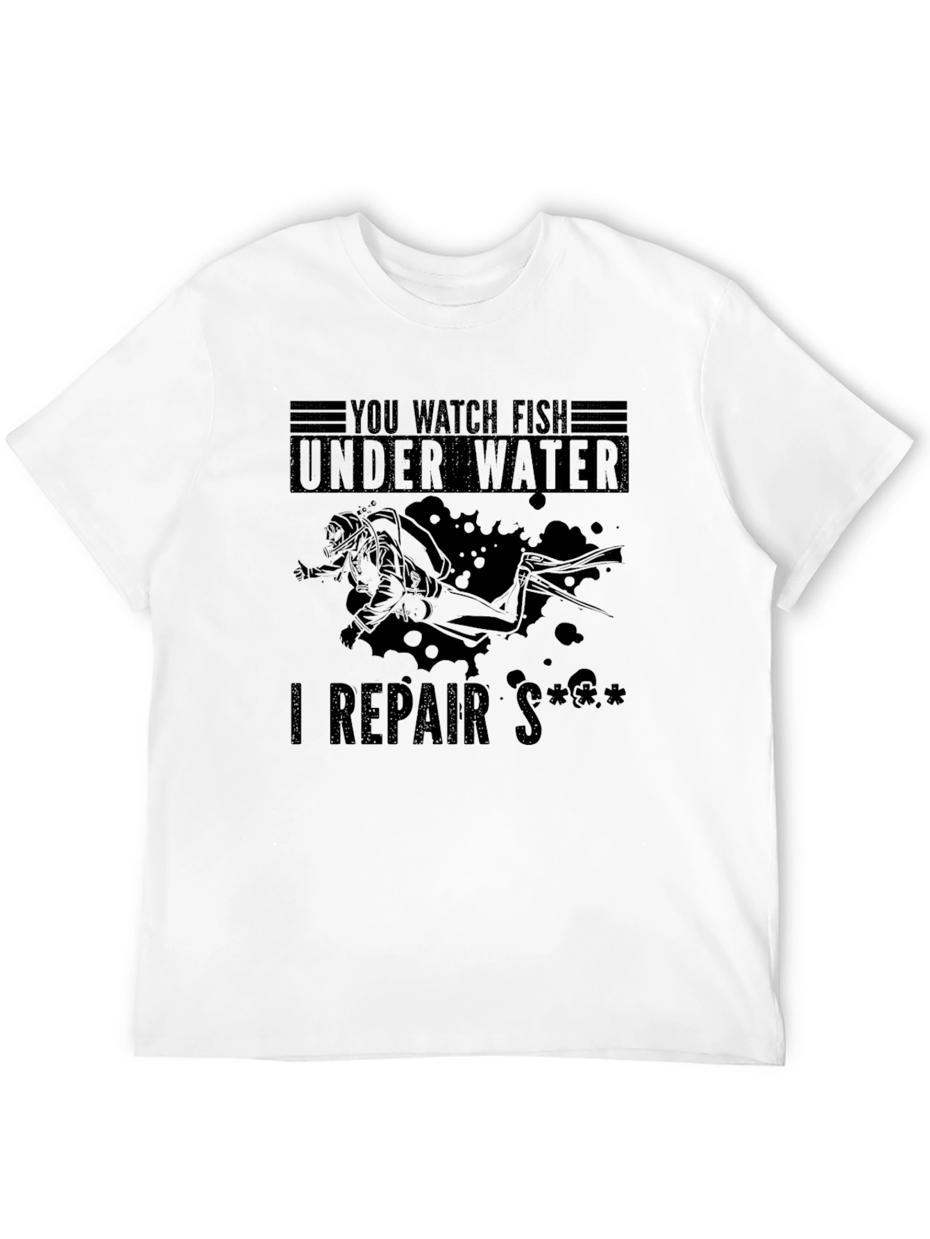 Diver Repair T-Shirt - Funny Underwater Quote