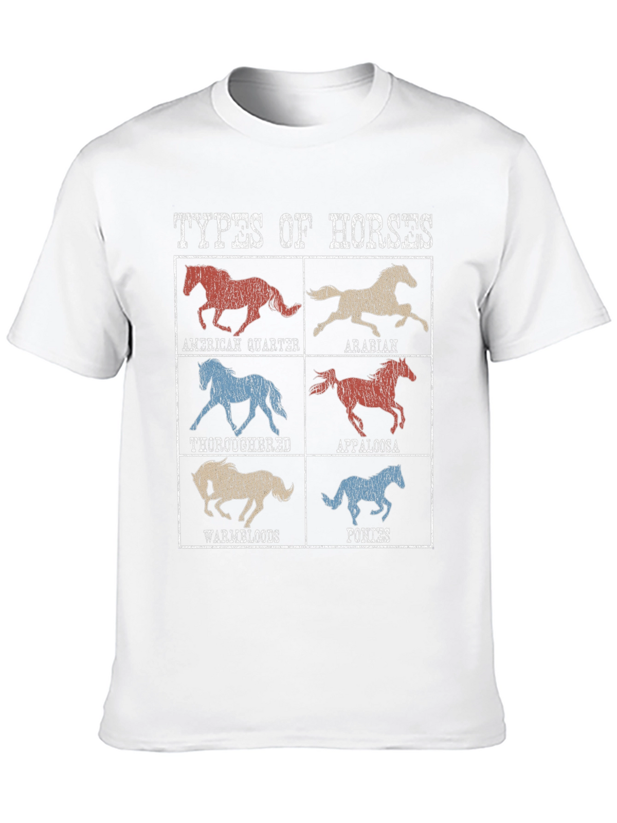 Types of Horses Graphic Tee