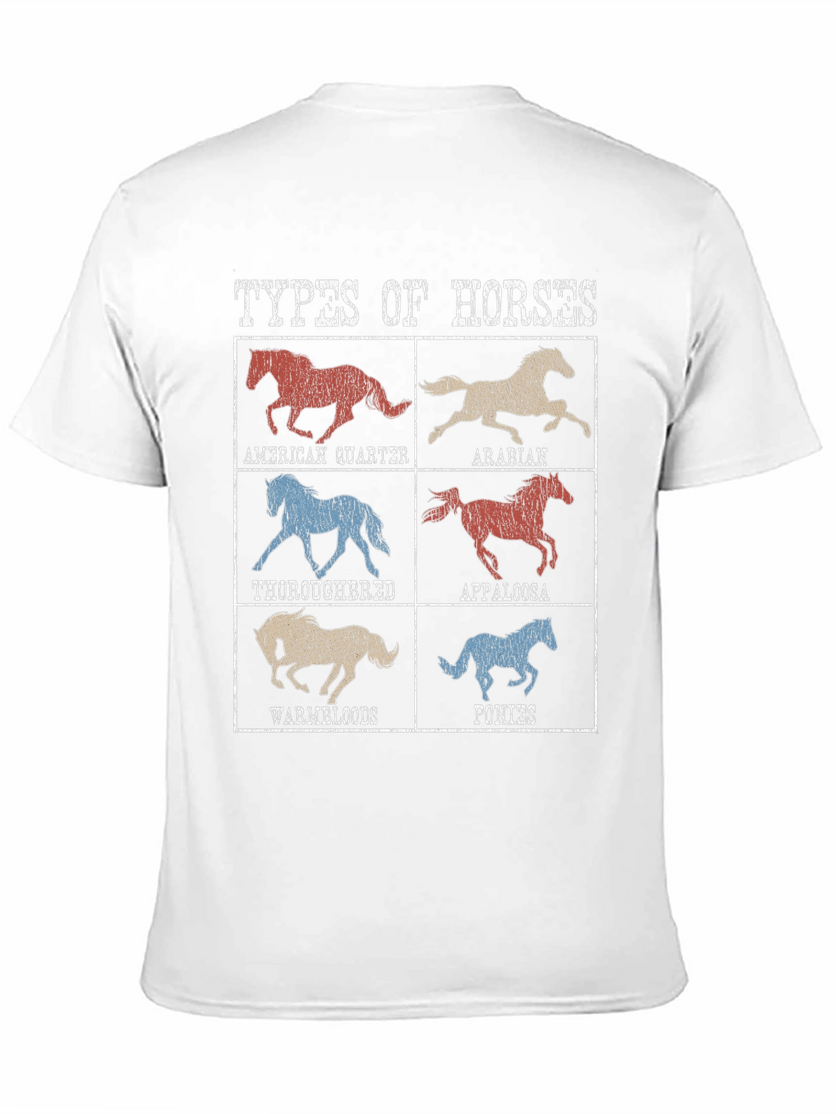 Types of Horses Graphic Tee