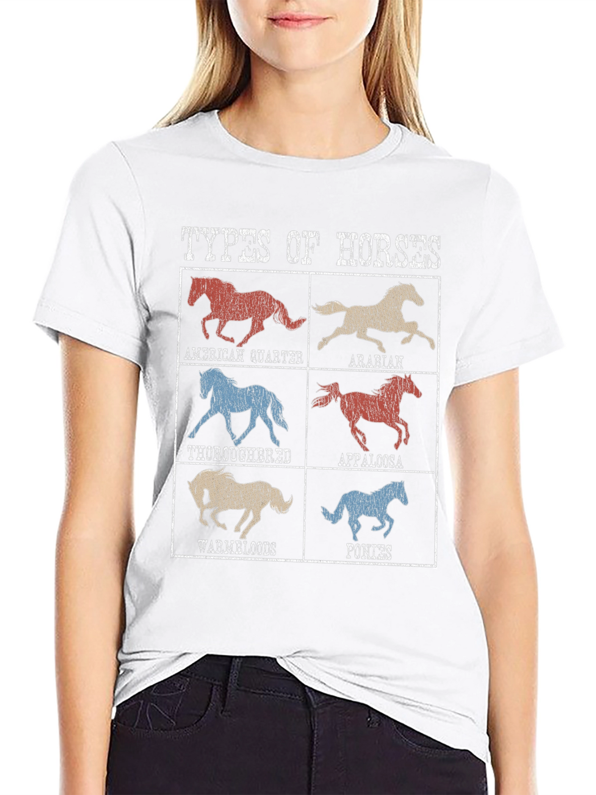 Types of Horses Graphic Tee