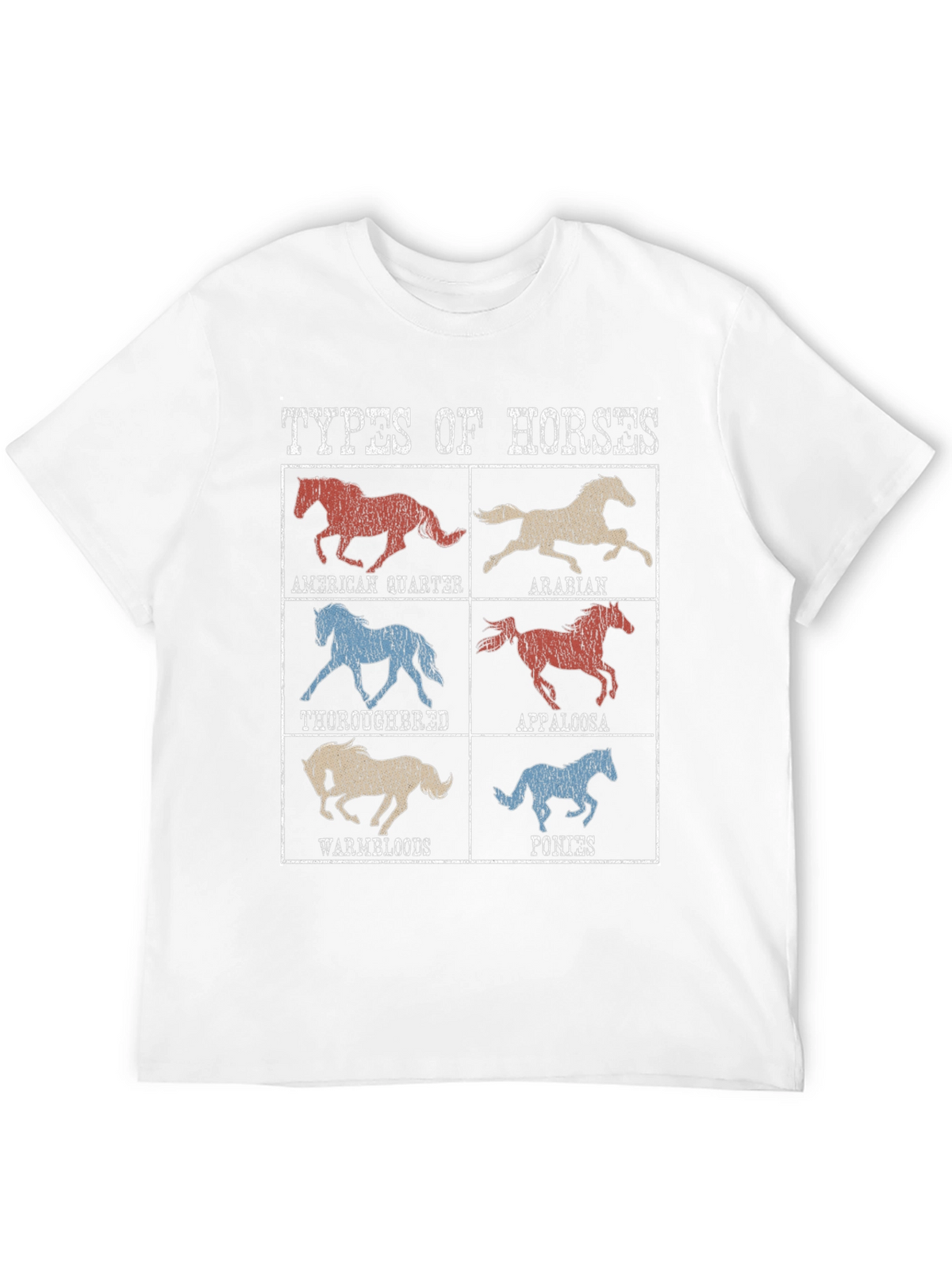 Types of Horses Graphic Tee