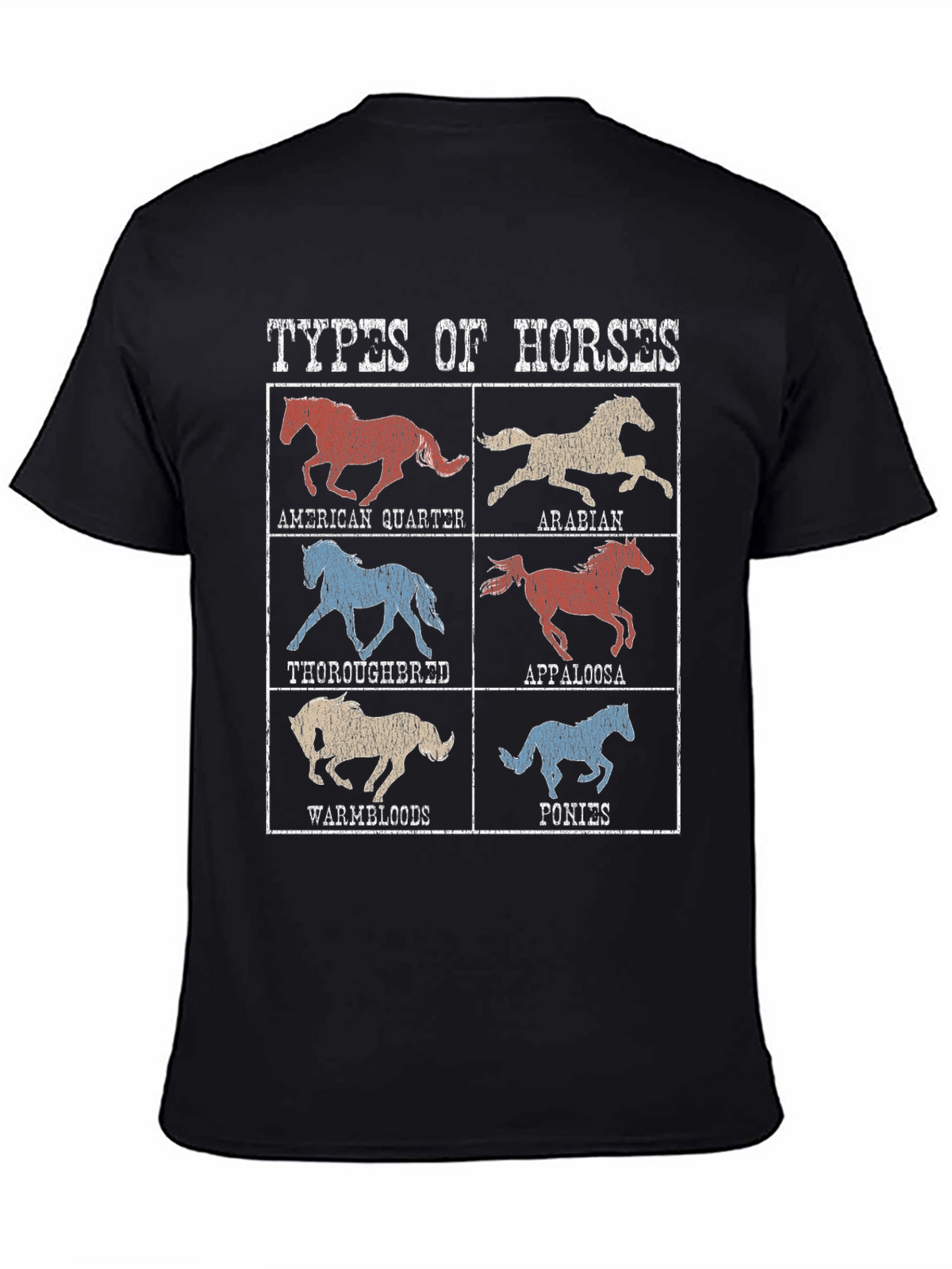Types of Horses Graphic Tee