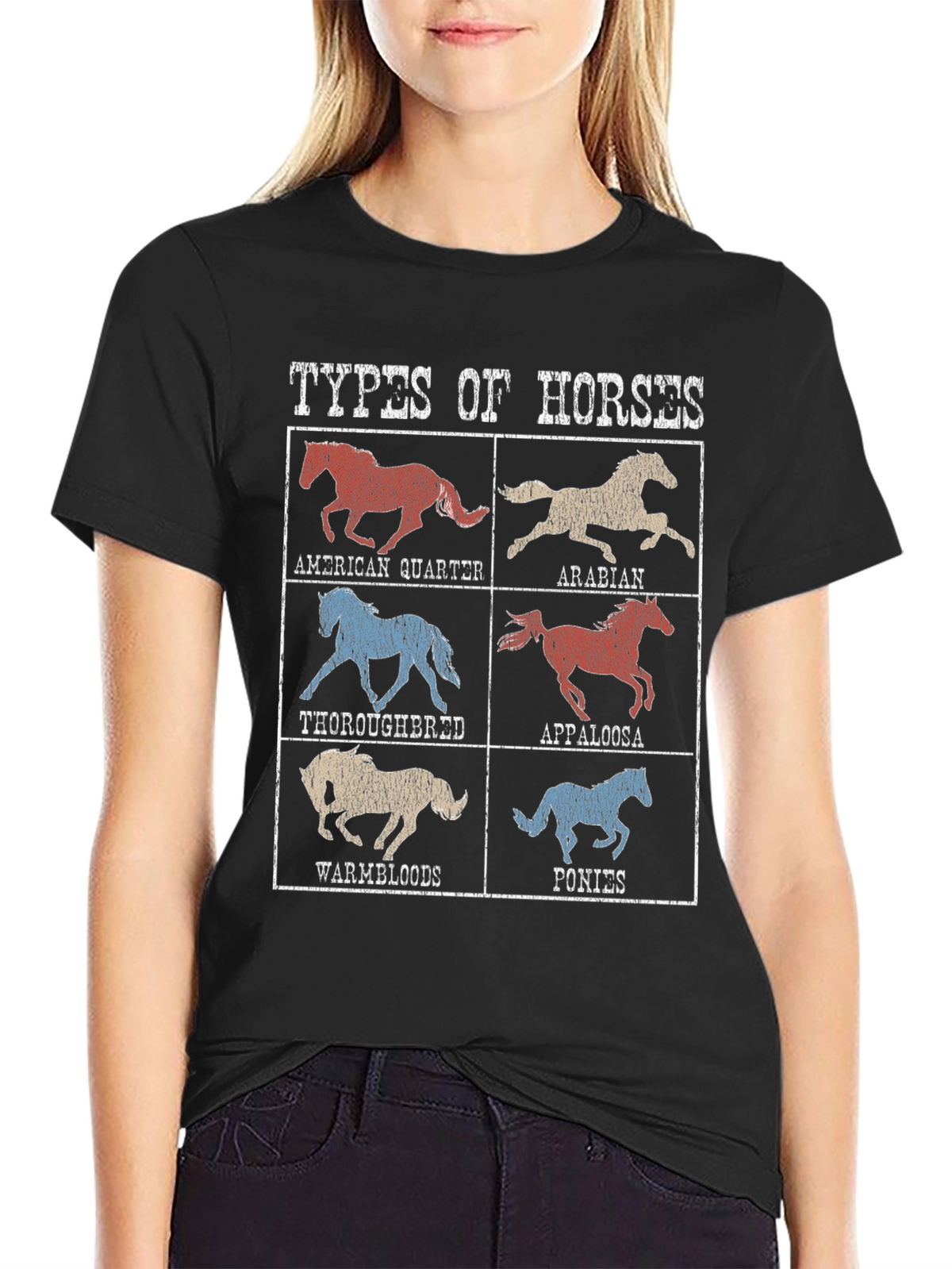 Types of Horses Graphic Tee