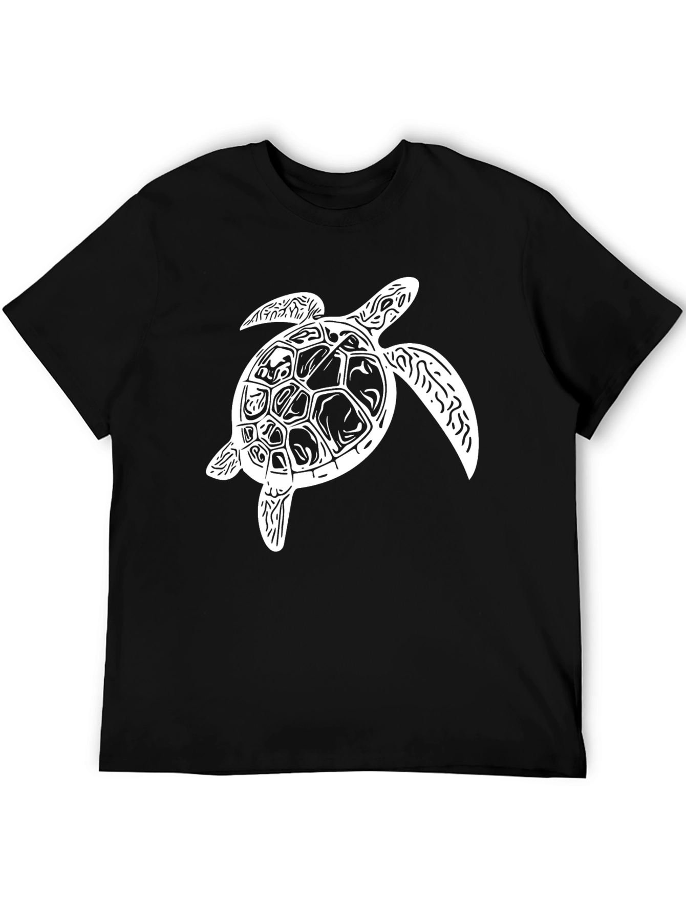 Sea Turtle Graphic Black T-Shirt