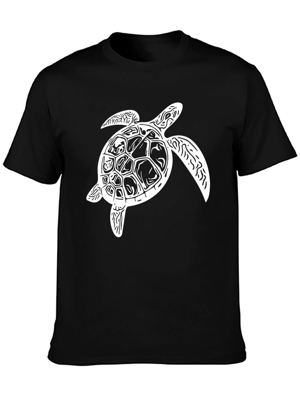 Sea Turtle Graphic Black T-Shirt