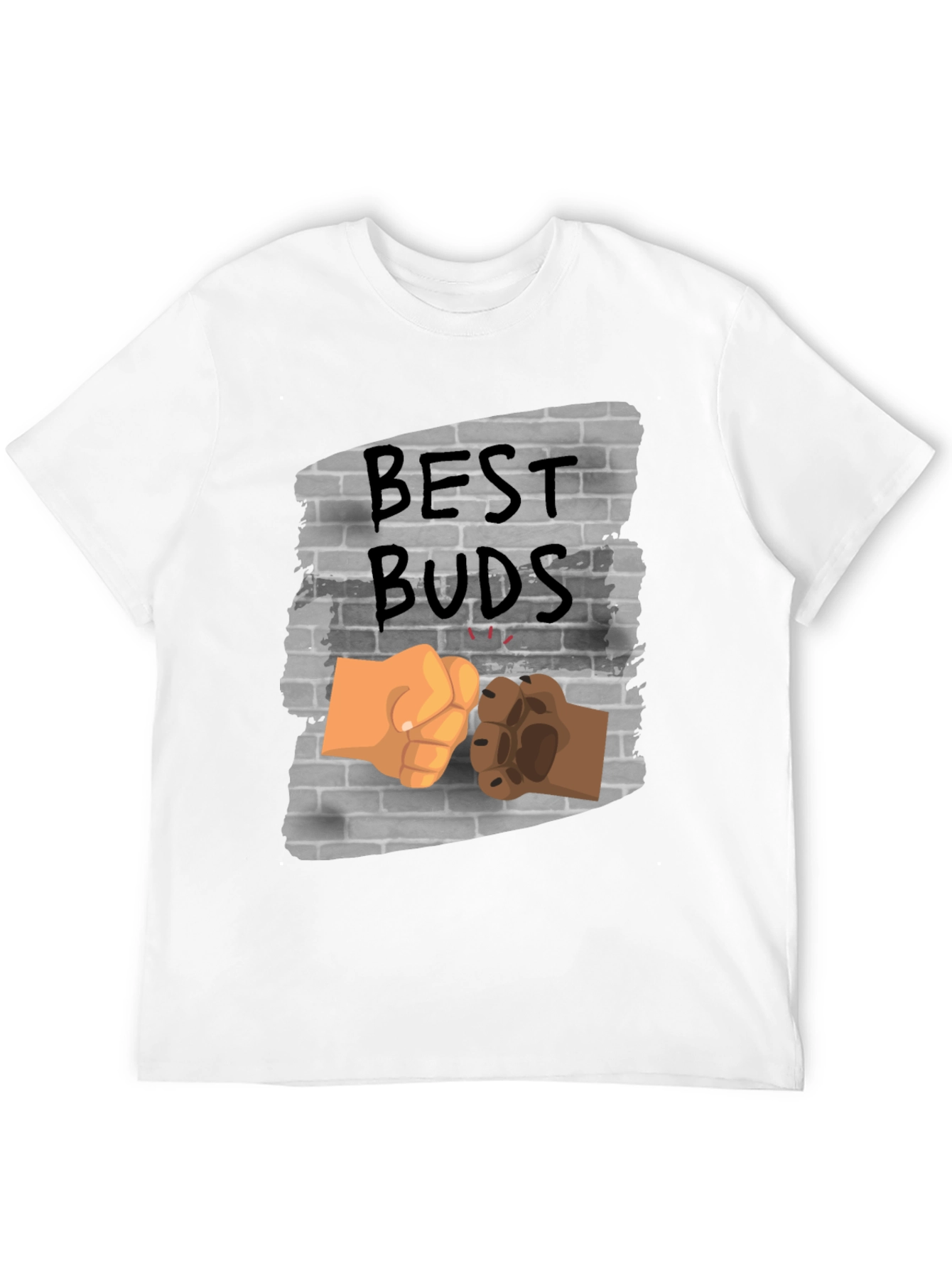 Best Buds Fist Bump Graphic Tee