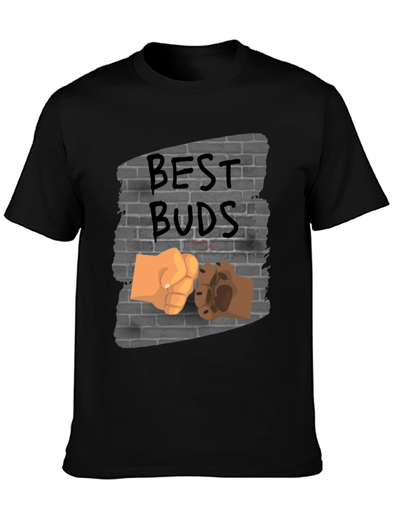 Best Buds Fist Bump Graphic Tee