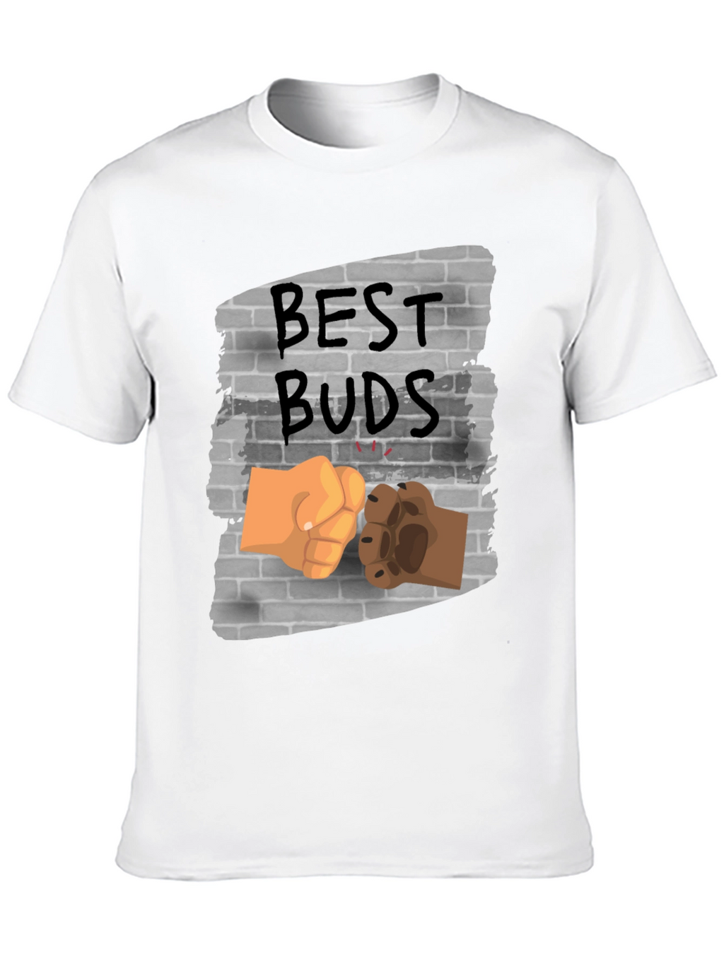 Best Buds Fist Bump Graphic Tee
