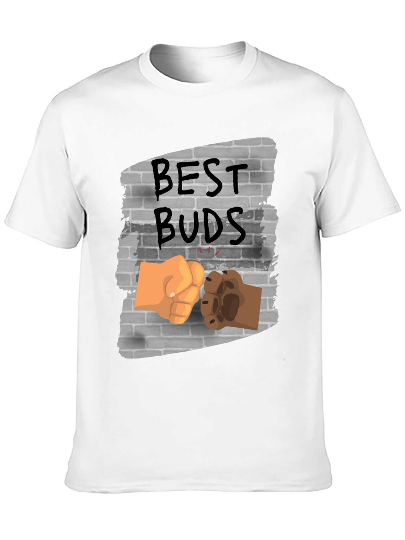 Best Buds Fist Bump Graphic Tee