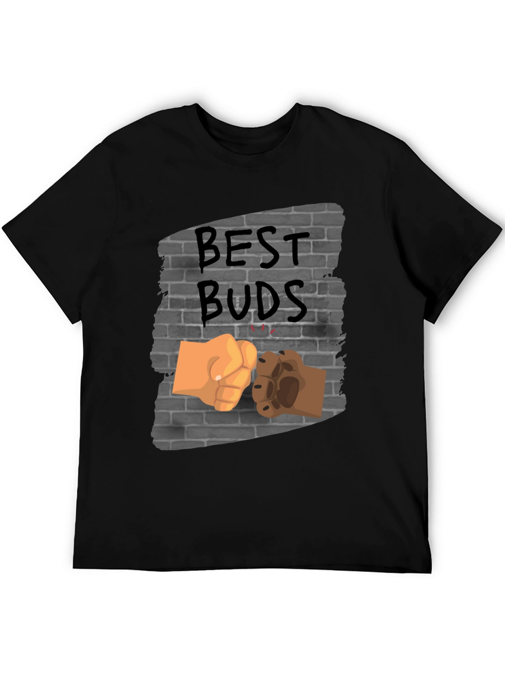 Best Buds Fist Bump Graphic Tee