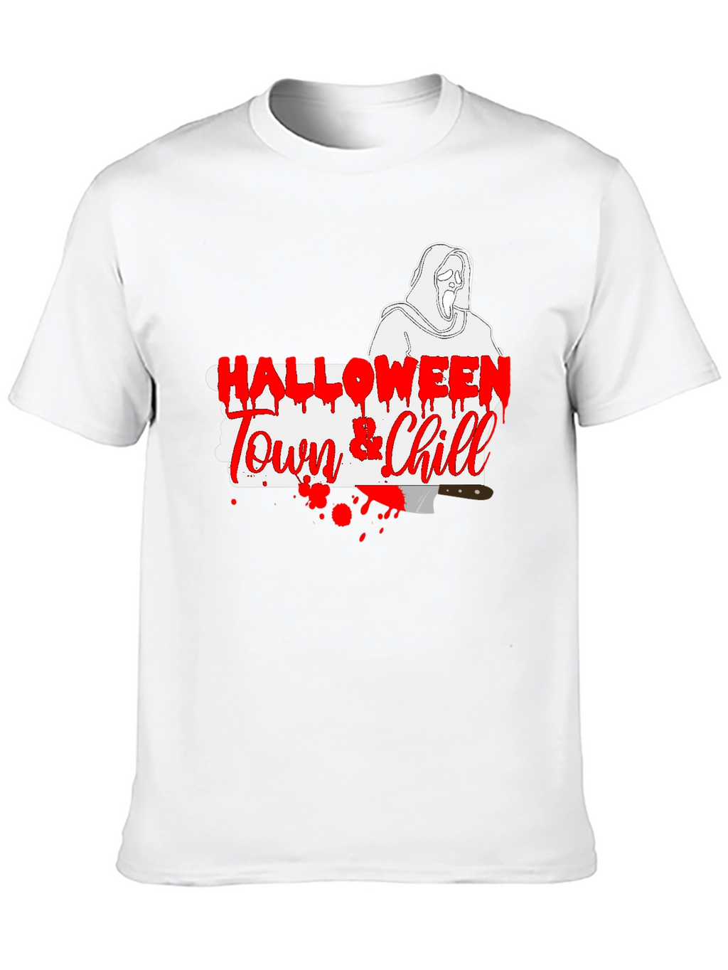 Halloween Town & Chill Graphic T-Shirt