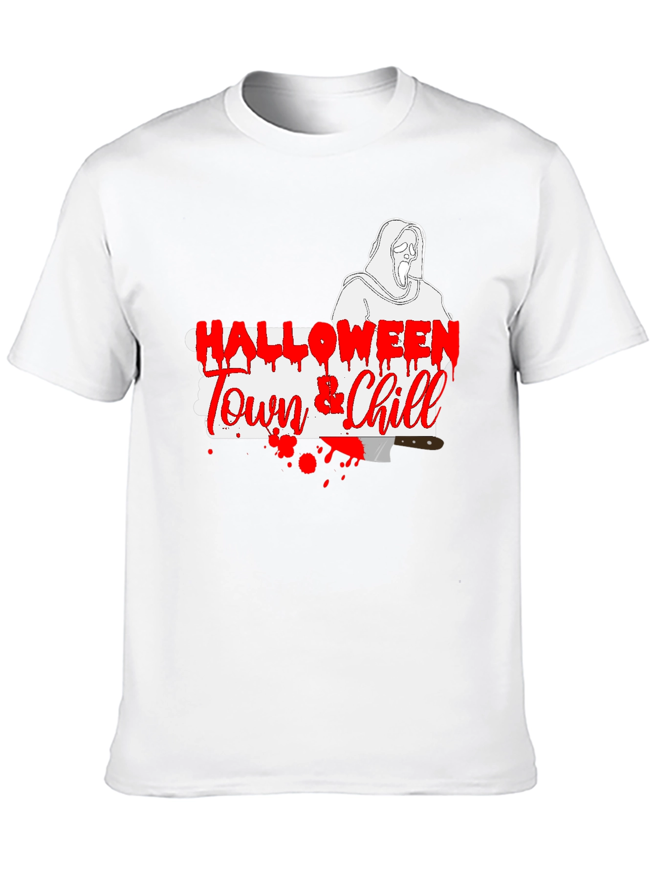 Halloween Town & Chill Graphic T-Shirt