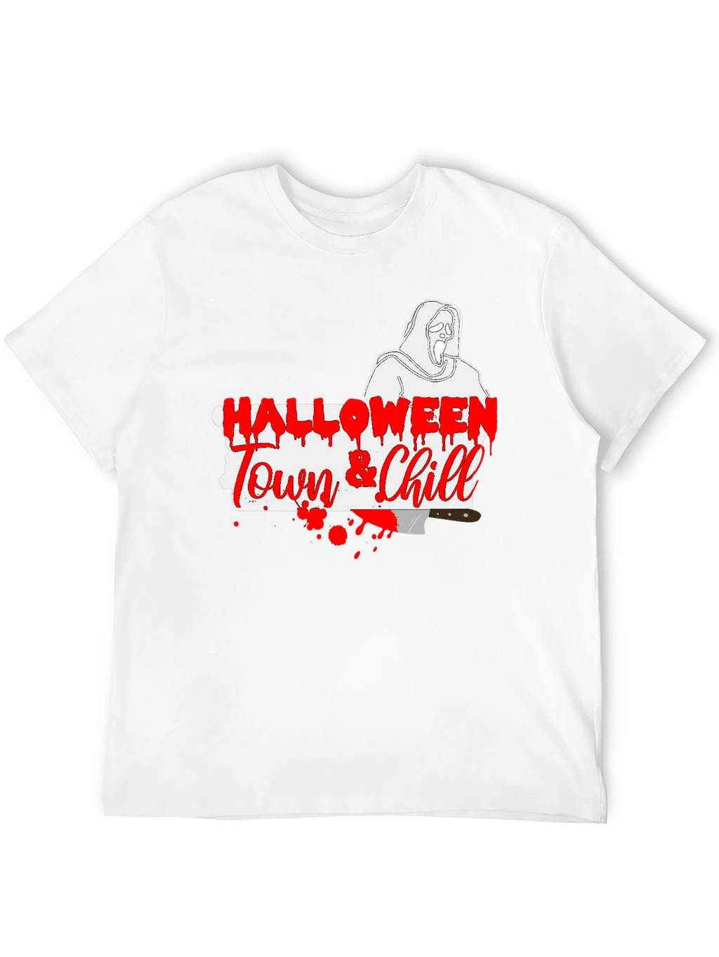 Halloween Town & Chill Graphic T-Shirt