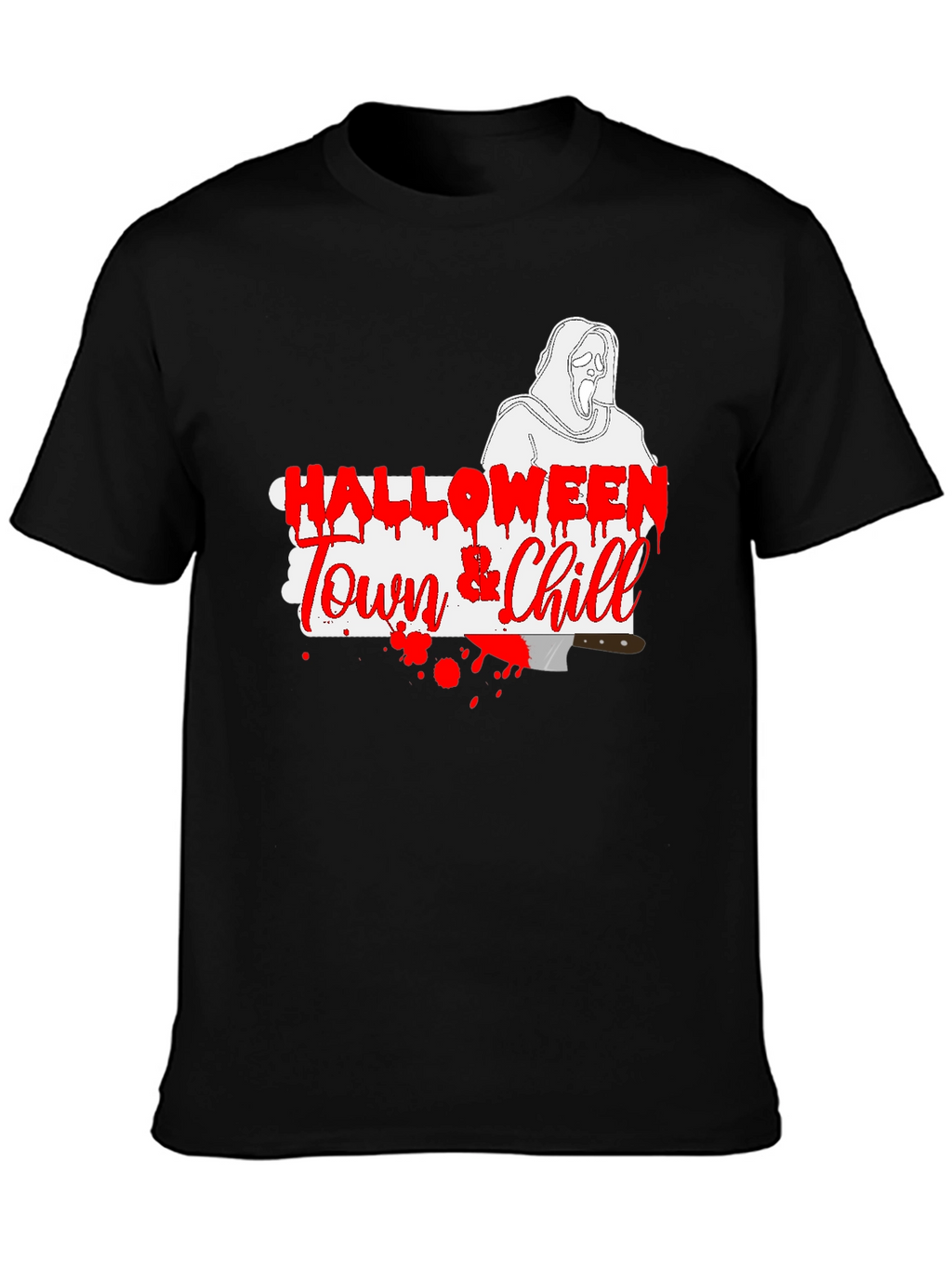 Halloween Town & Chill Graphic T-Shirt