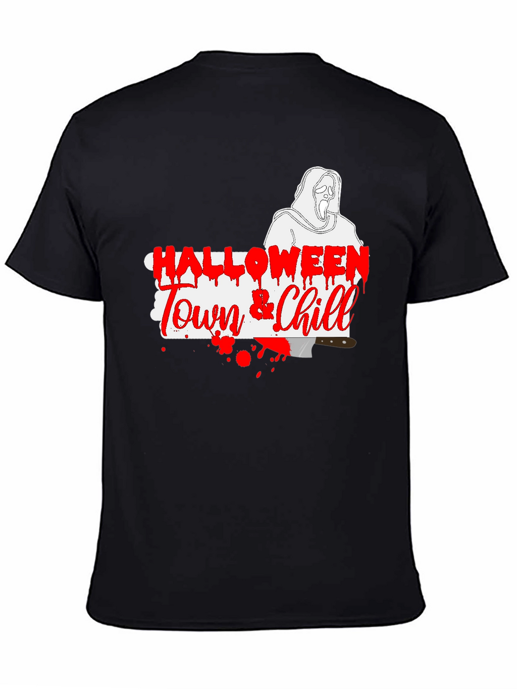 Halloween Town & Chill Graphic T-Shirt