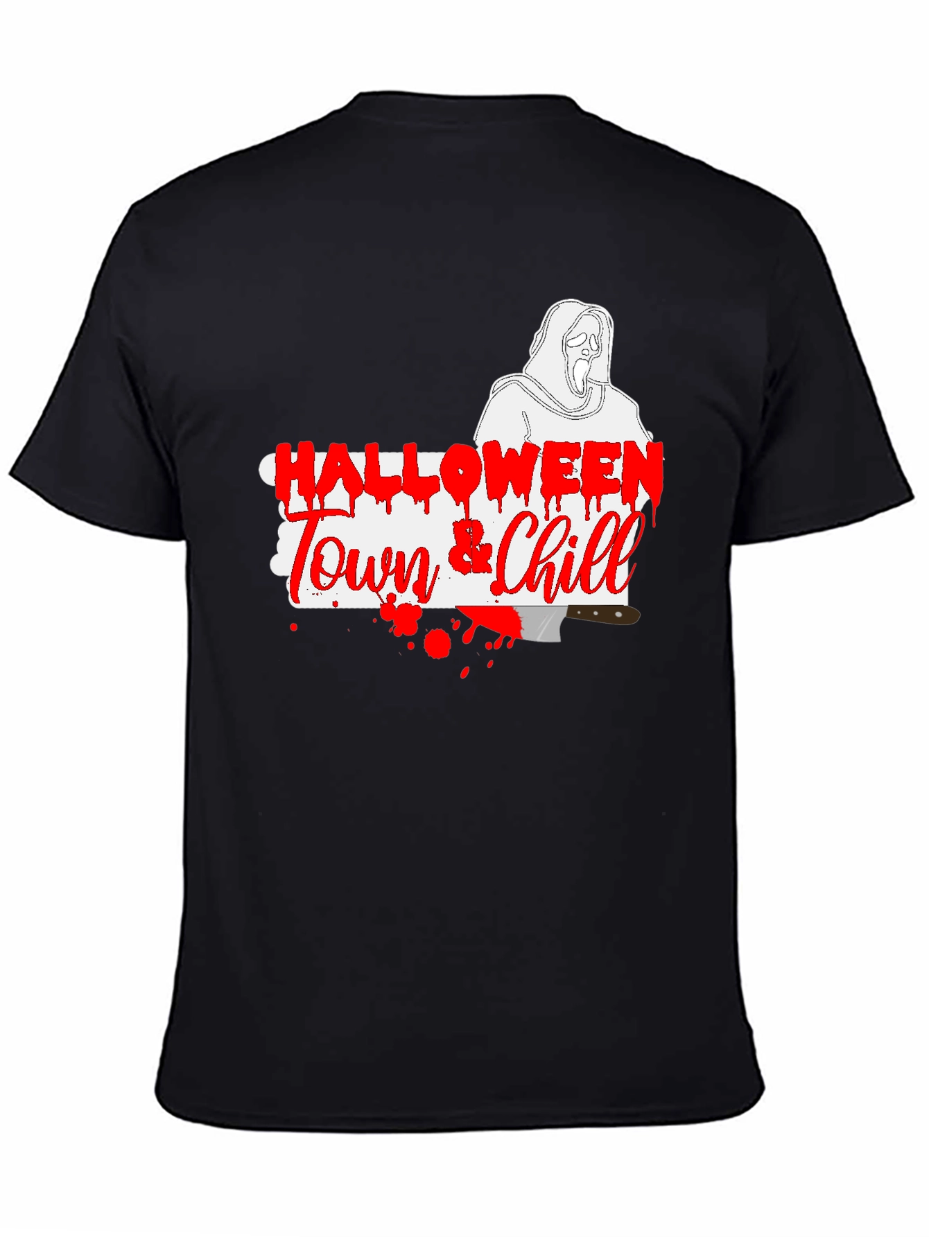 Halloween Town & Chill Graphic T-Shirt