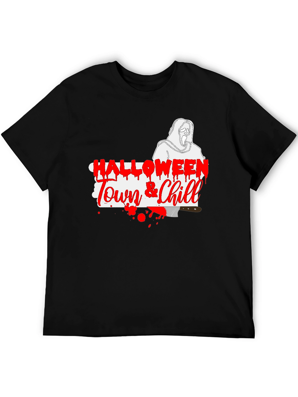 Halloween Town & Chill Graphic T-Shirt