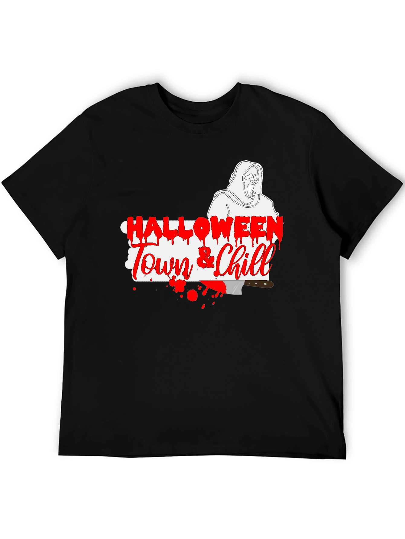 Halloween Town & Chill Graphic T-Shirt