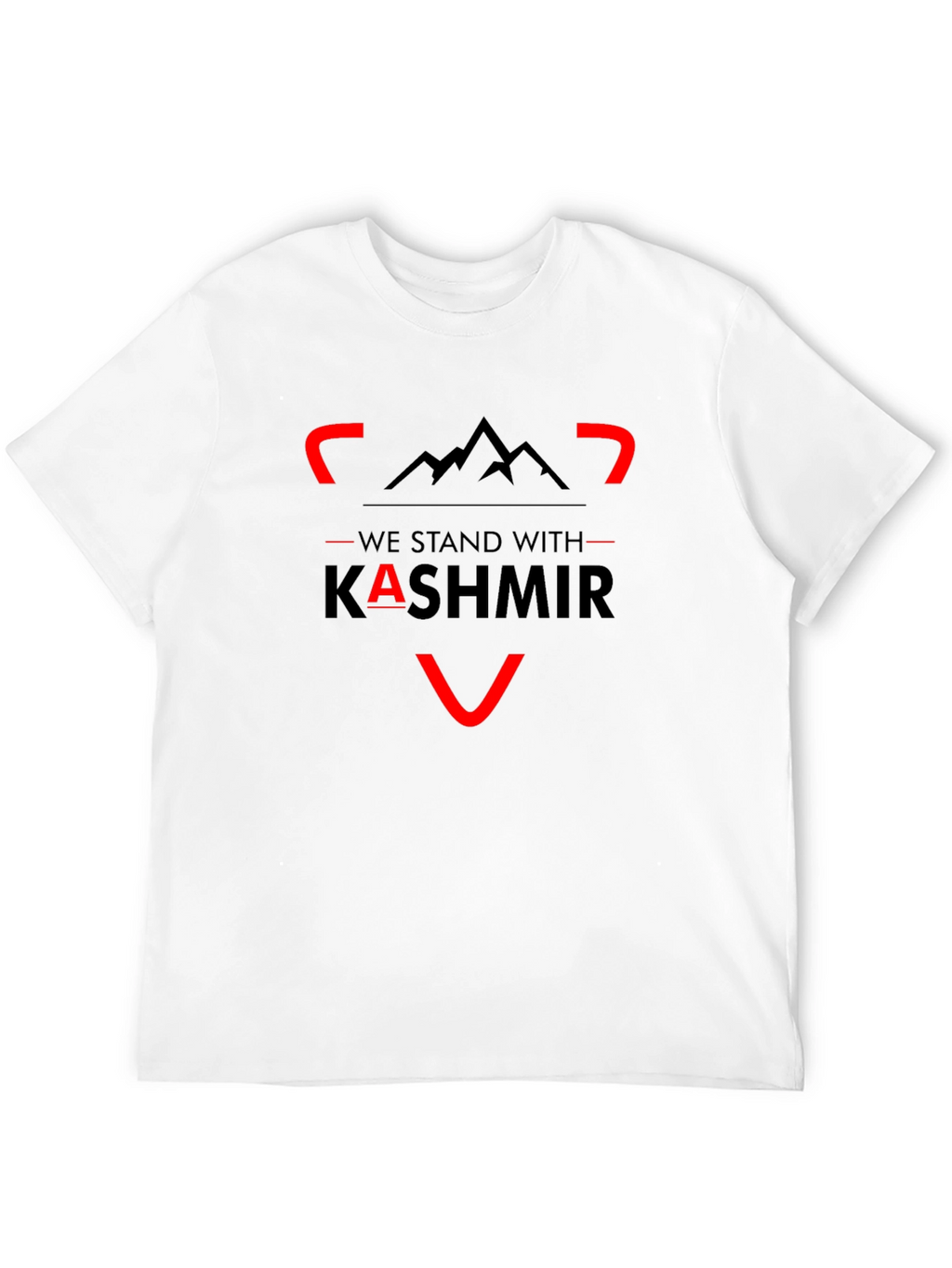We Stand With Kashmir Graphic Tee