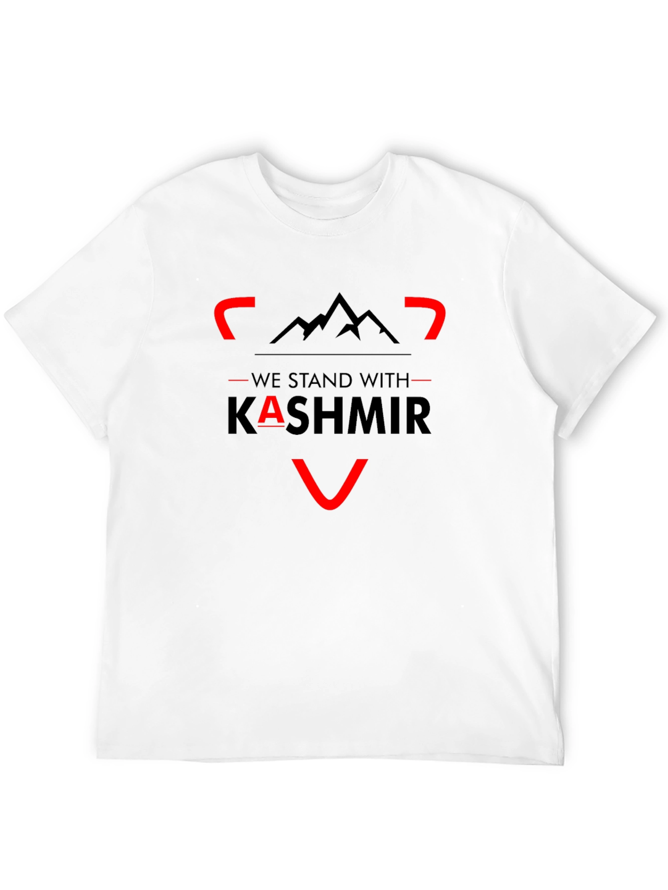 We Stand With Kashmir Graphic Tee