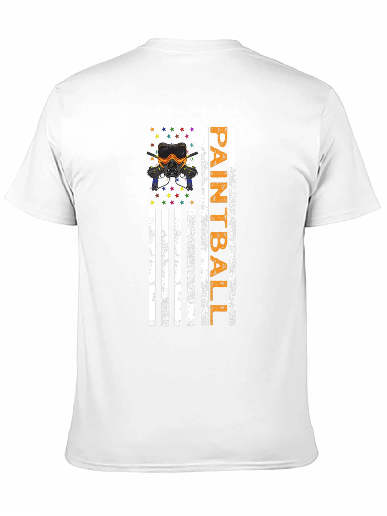 Paintball American Flag Graphic T-Shirt
