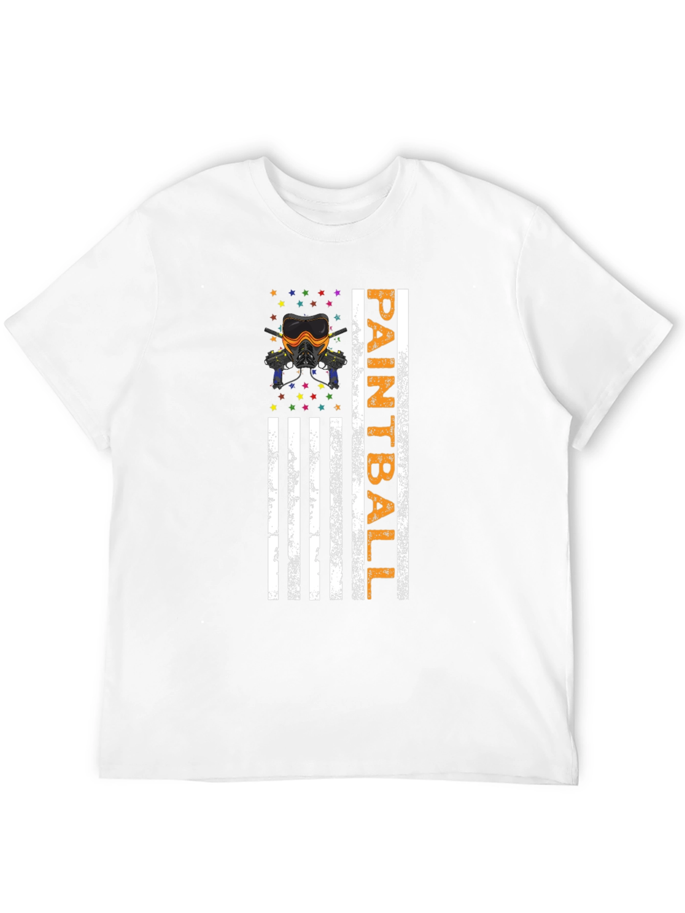 Paintball American Flag Graphic T-Shirt