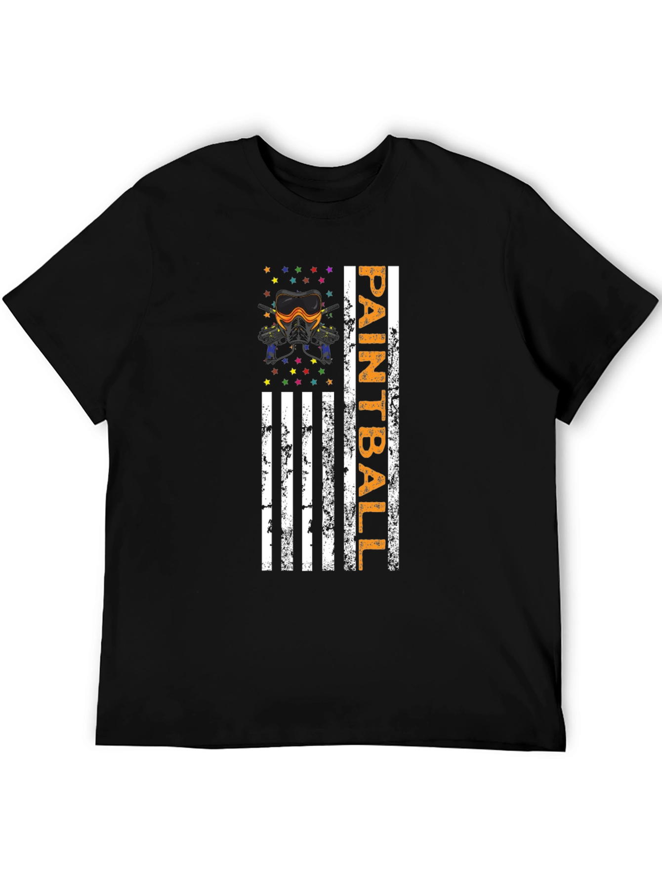 Paintball American Flag Graphic T-Shirt
