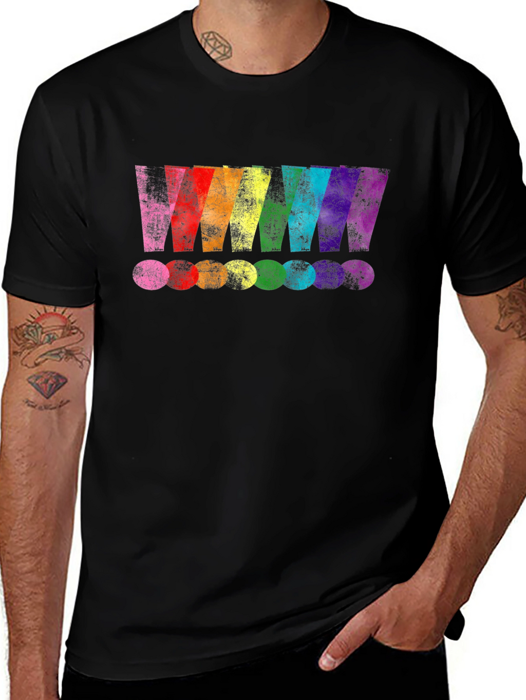 Rainbow Exclamation T-Shirt