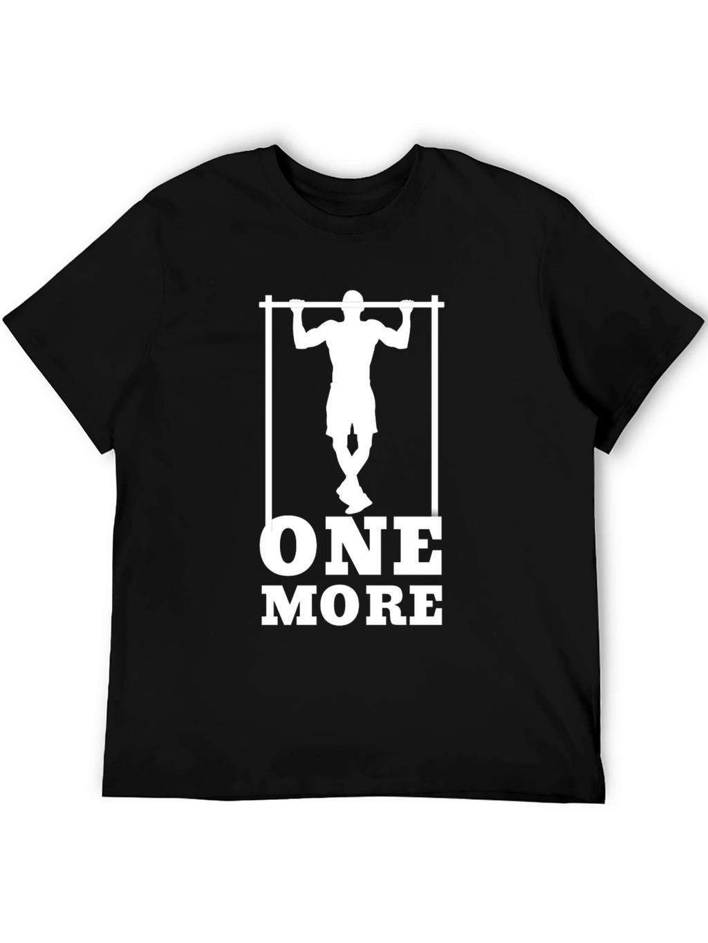 One More Pull-Up Graphic Tee - Black