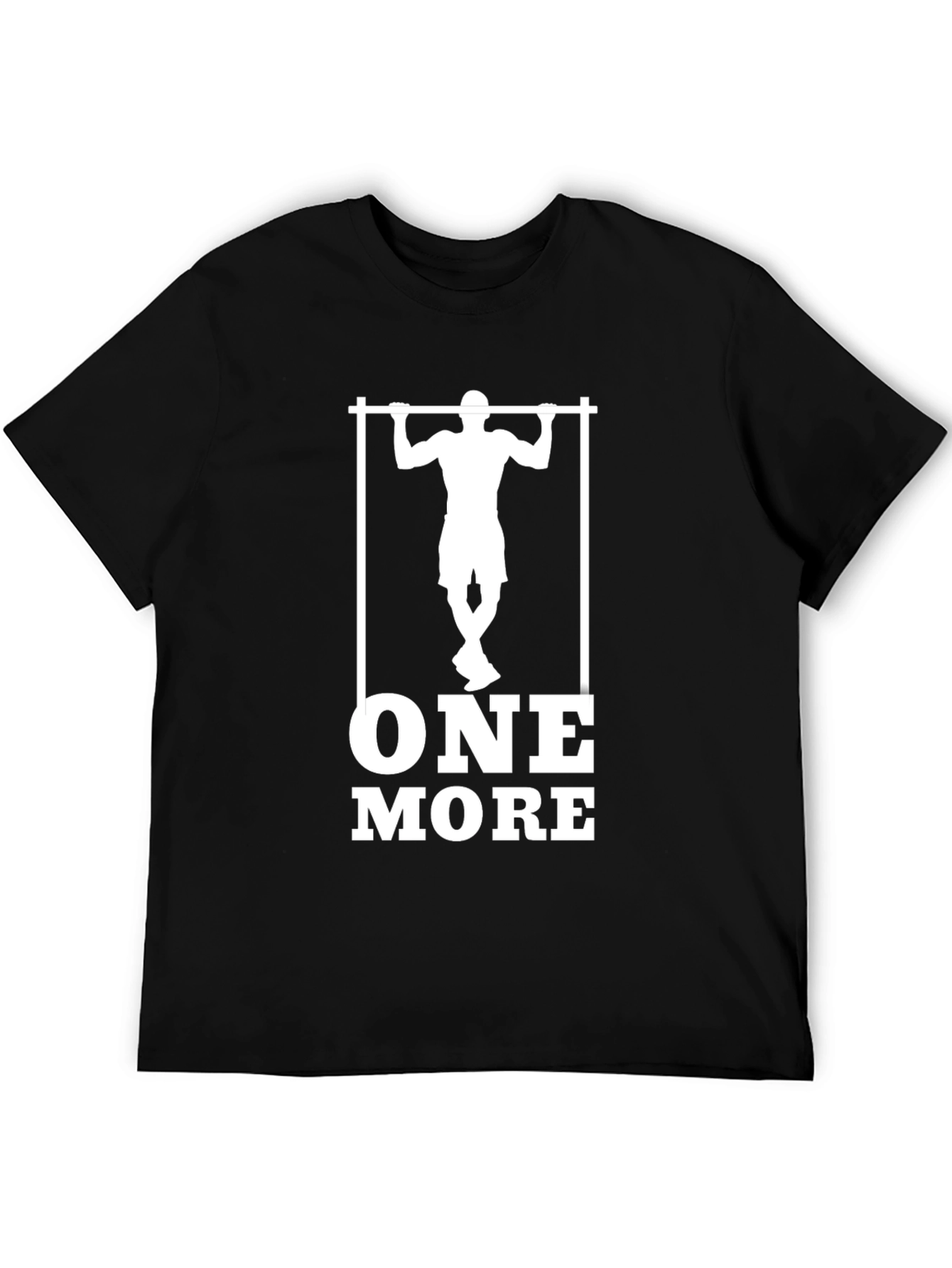 One More Pull-Up Graphic Tee - Black