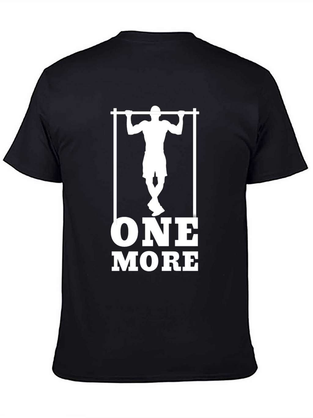 One More Pull-Up Graphic Tee - Black