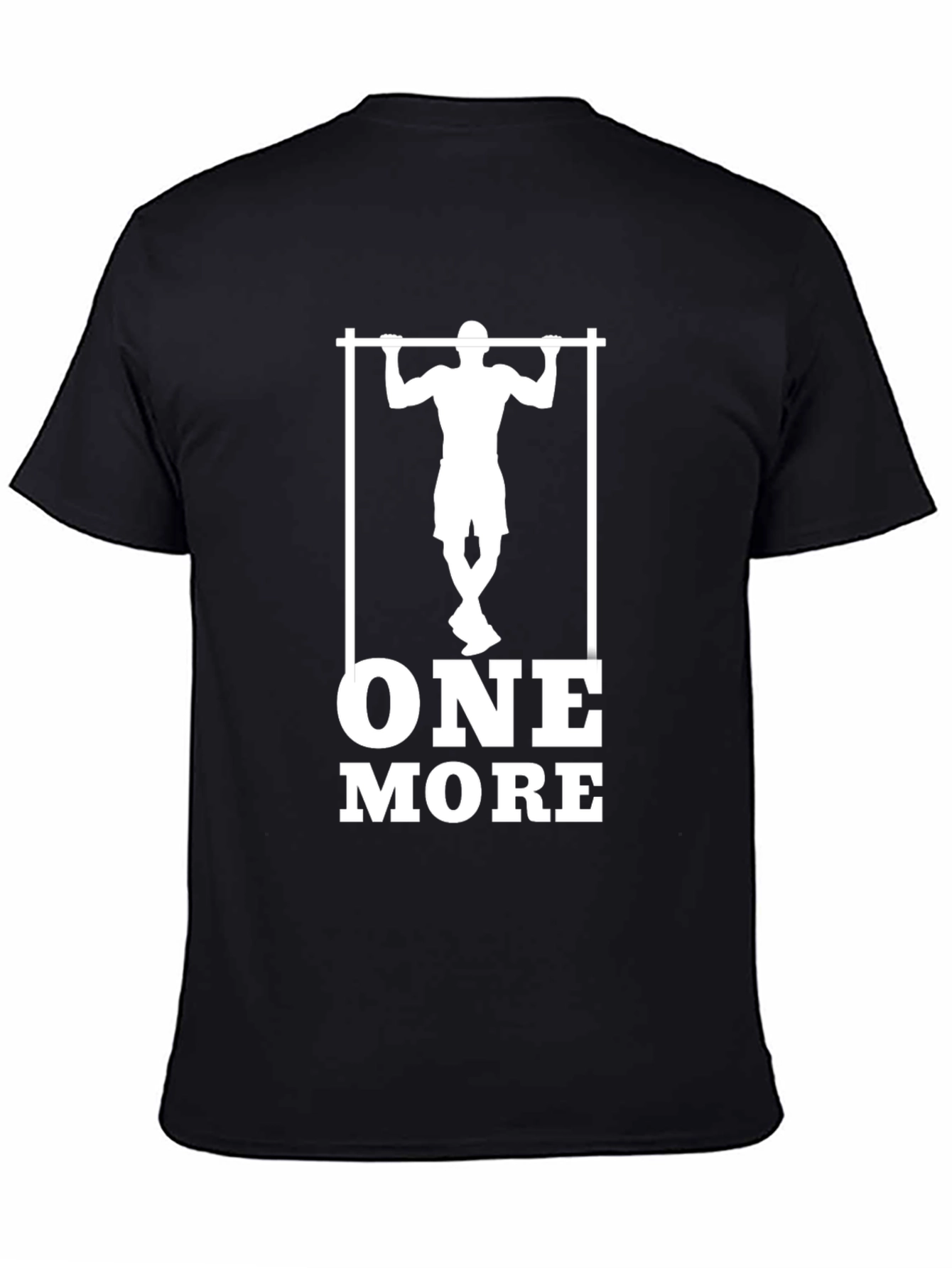 One More Pull-Up Graphic Tee - Black